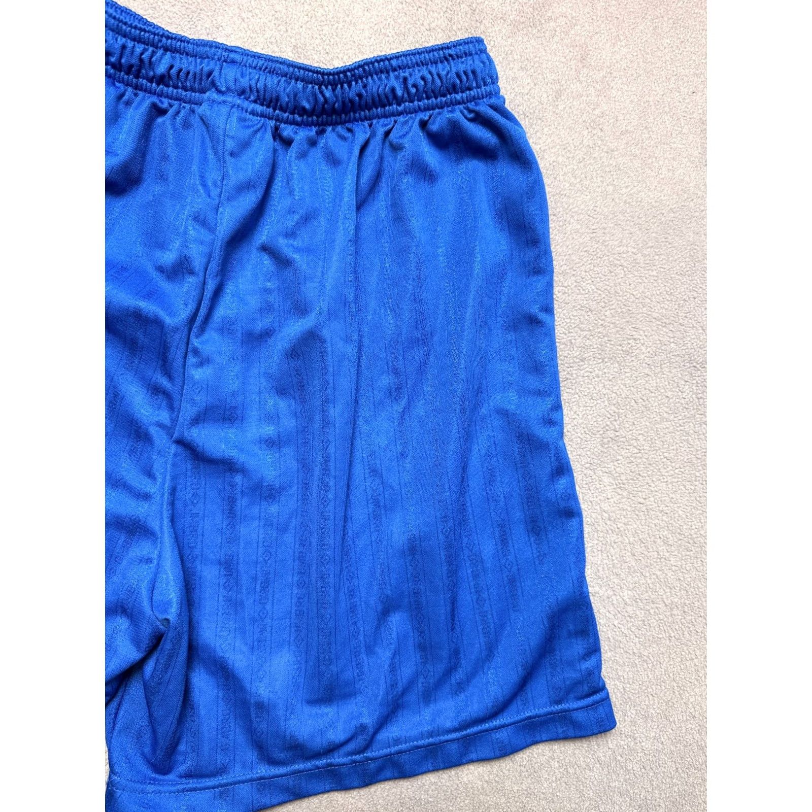 Umbro VINTAGE Umbro Training Shorts Blue Mens 36in Athletic Shorts Mens Blue 36 Reminder: Sportswear Activewear Mens Size US 36 / EU 52 - 6 Thumbnail