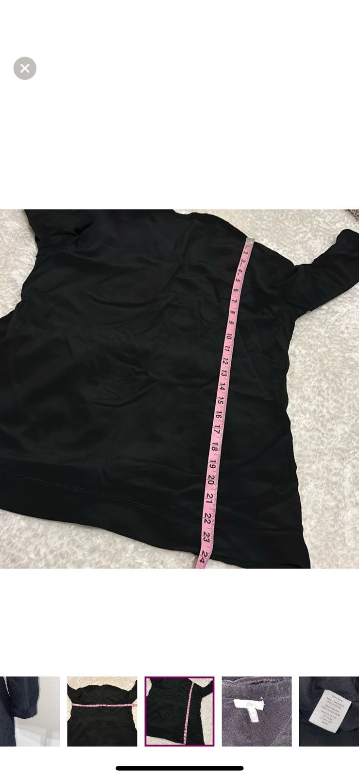 Joie Joie small black silk pleated blouse Size S / US 4 / IT 40 - 5 Thumbnail