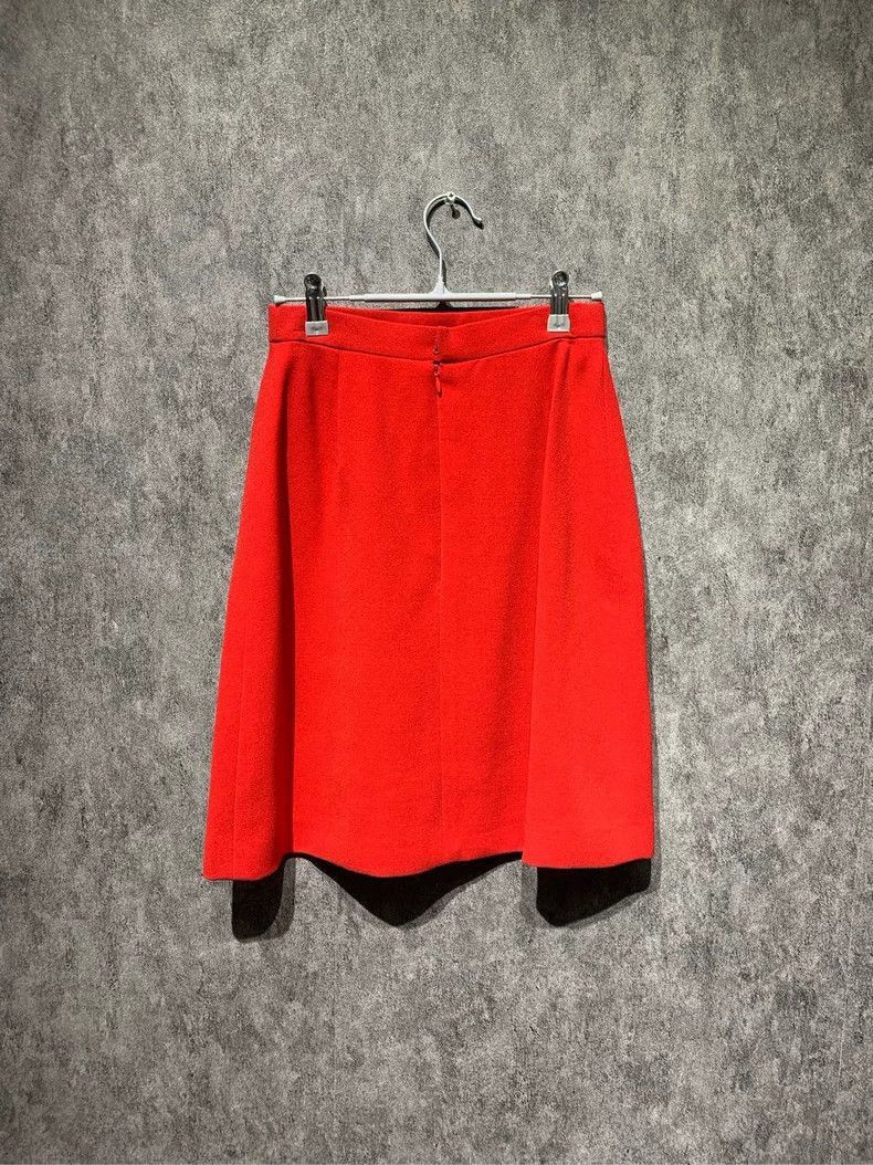 Dior Red Half Skirt Size 7-2505