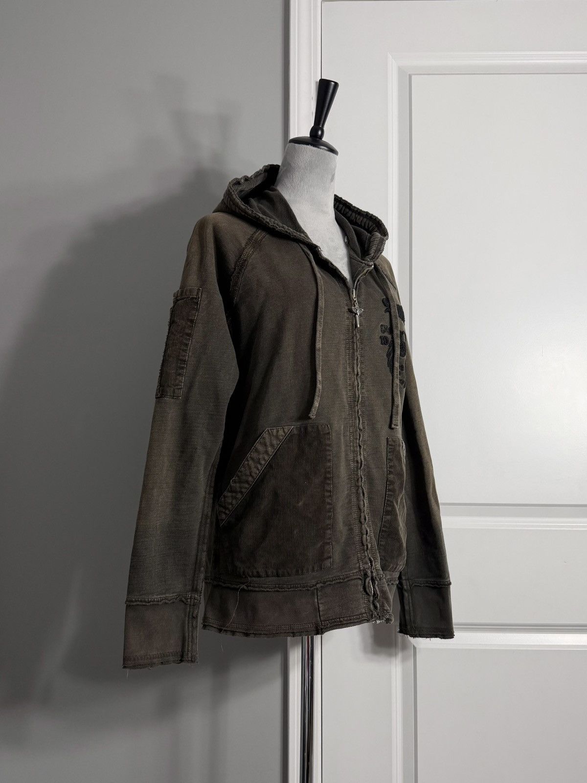 Salvage Y2K Salvage Vultures Embroidered Zip Up Hoodie Size US L / EU 52-54 / 3 - 14 Thumbnail