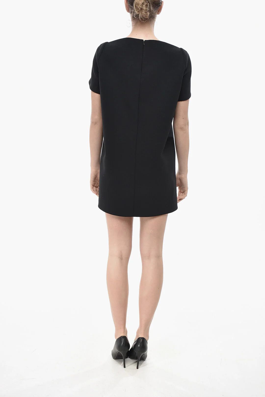 KHAITE og1mm0426 Mini Dress in Black Size S / US 4 / IT 40 - 2 Thumbnail