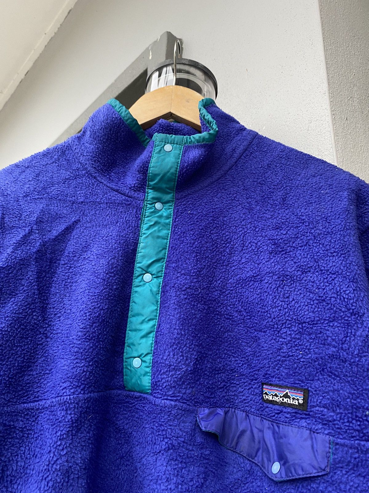 Patagonia × Vintage Vintage Patagonia Half Zipper Fleece Size US L / EU 52-54 / 3 - 2 Thumbnail