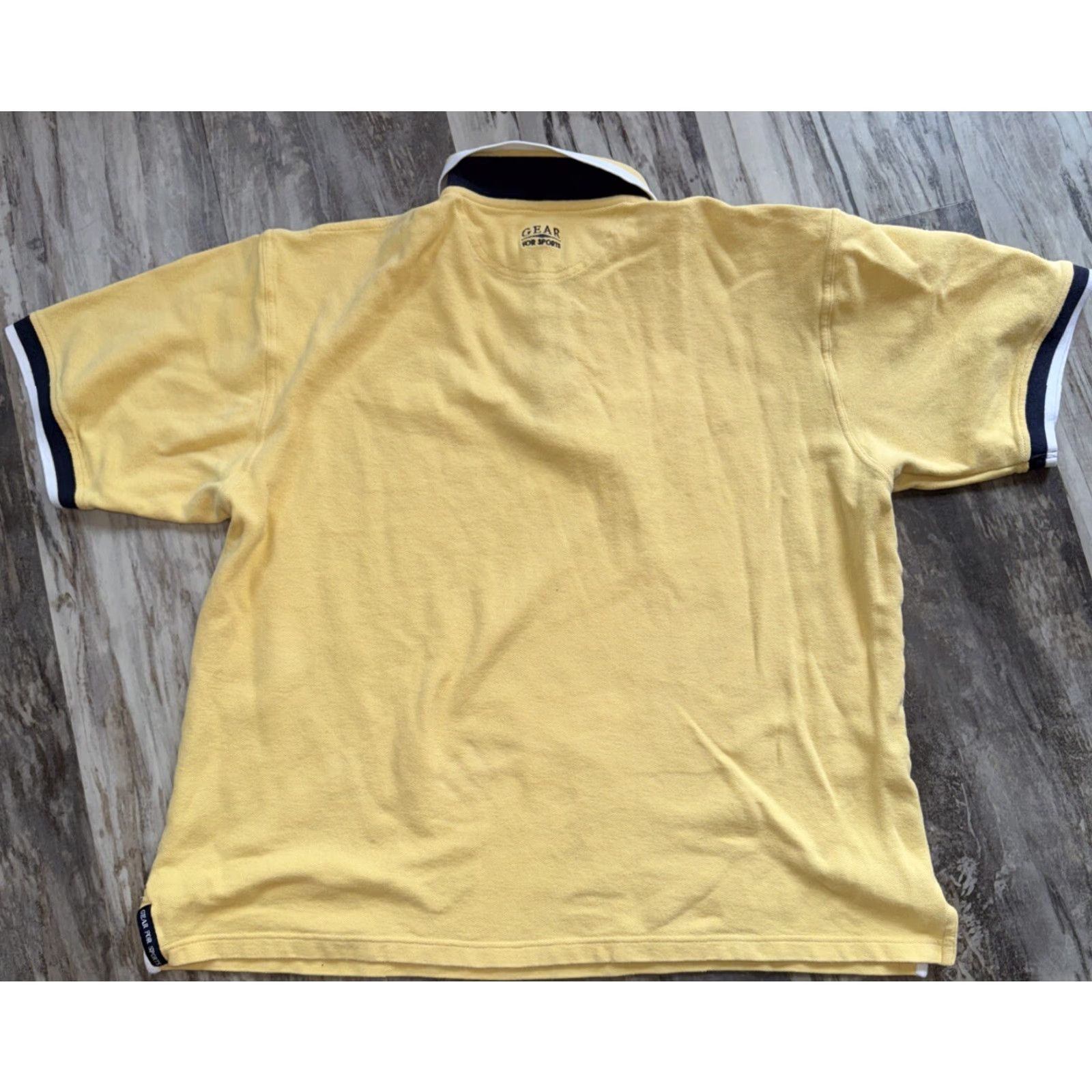 Vintage VINTAGE Gear Cruise Polo Shirt Men XXL Short Sleeve White Caribbean Yellow Embroidered Logo The Fun Ship Carnival Ecstasy Shirt Size US XXL / EU 58 / 5 - 5 Thumbnail