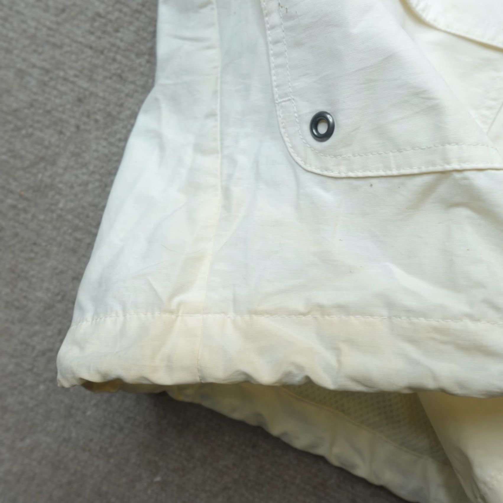 Vintage VINTAGE L.L.Bean Jacket XL Ivory Windbreaker Regular Men Windbreaker Full Zip, Lined, Cotton Blend, Old Stock, Full Zip, 2010s Size US XL / EU 56 / 4 - 3 Thumbnail