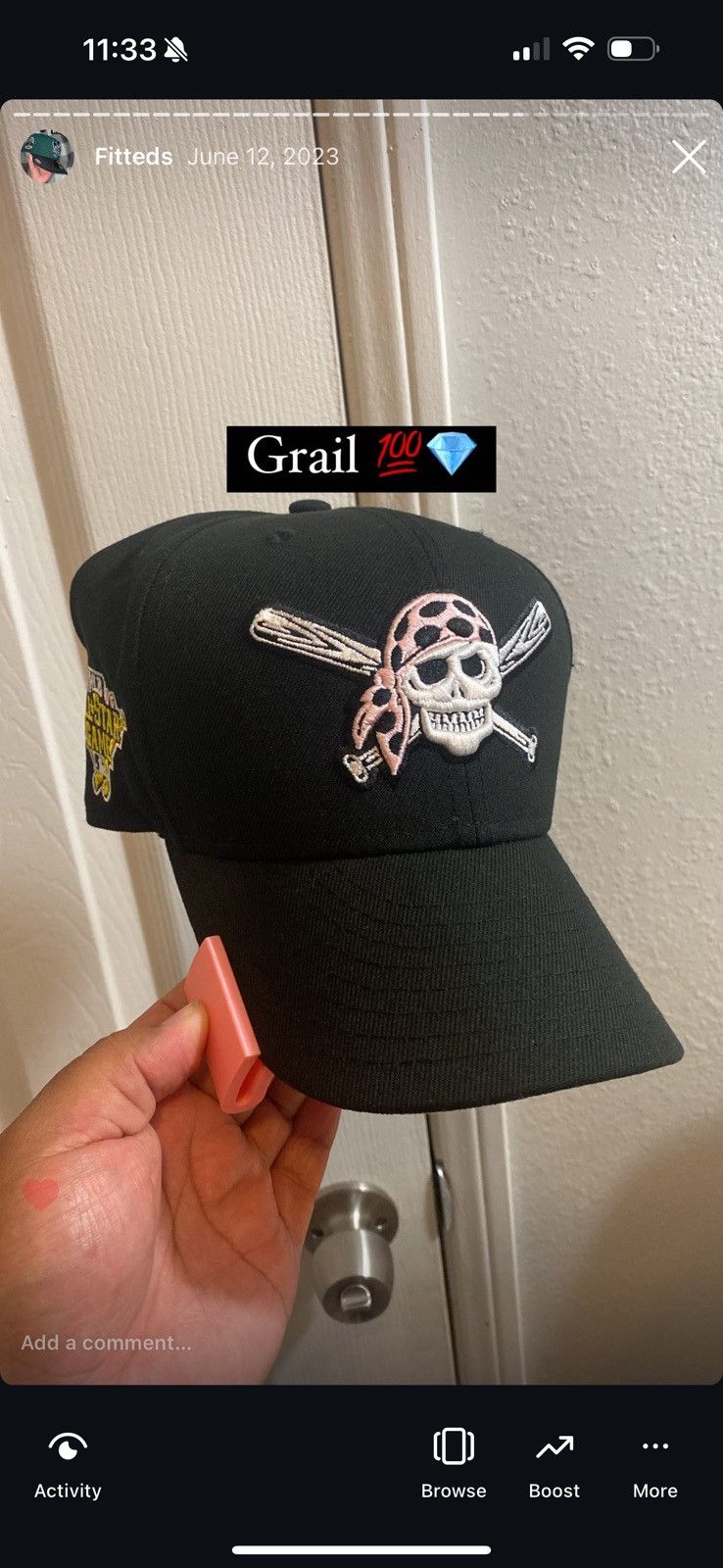 Hat Club × New Era HAT CLUB Pittsburgh Pirates “Skully” Size ONE SIZE - 1 Thumbnail
