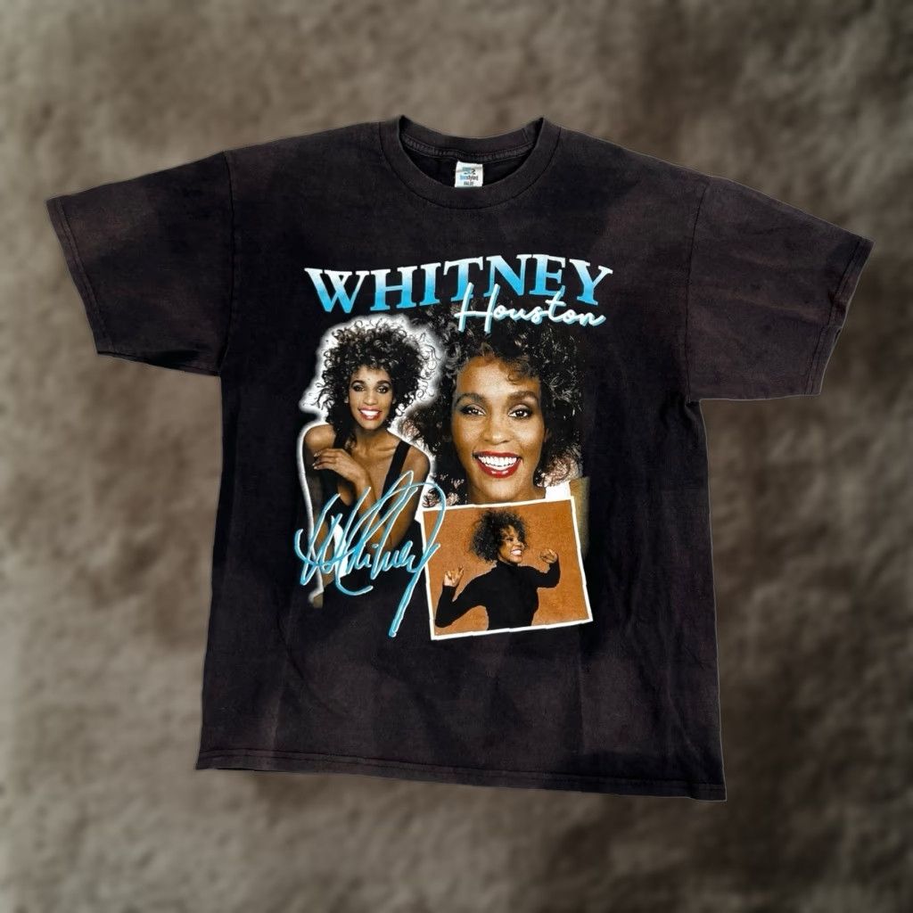 Vintage 1993 Whitney Houston tee | Grailed