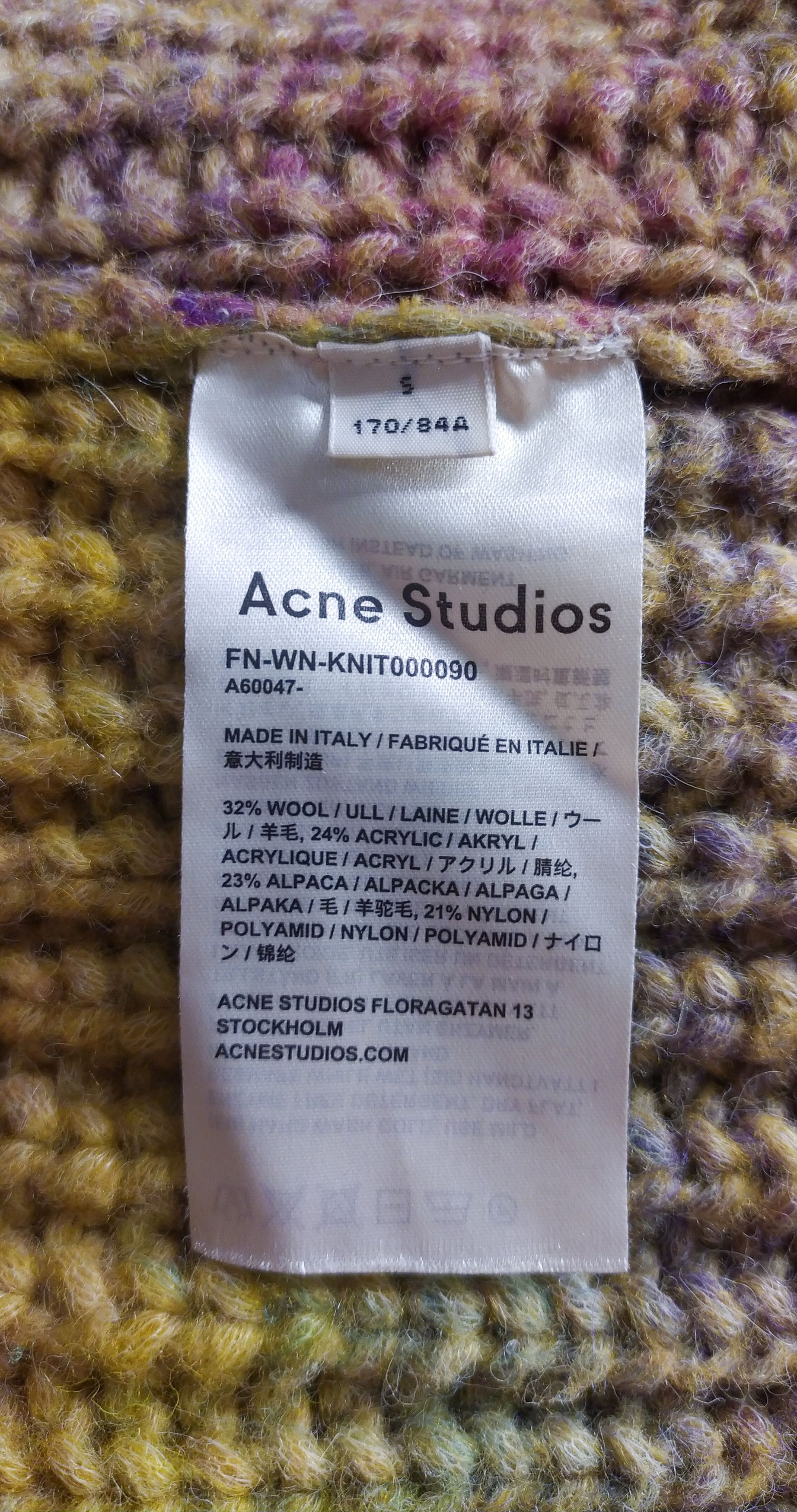 Acne Studios Multicolour jumper sweater Size S / US 4 / IT 40 - 7 Thumbnail