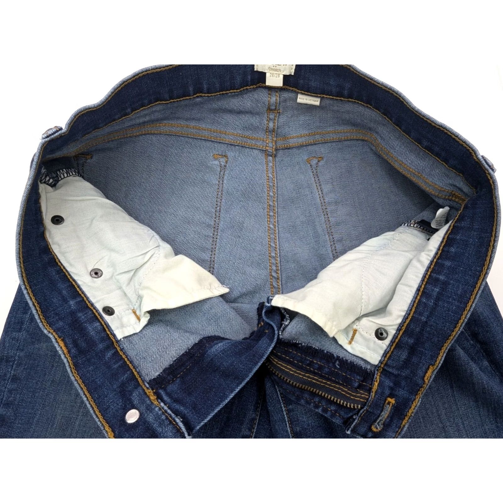 J.Crew J.CREW Jeans Skinny Stretch Women 30x28 Blue Denim B8320 Regular 5-Pocket Modern American Classic Vintage No Size 30" / US 8 / IT 44 - 7 Thumbnail