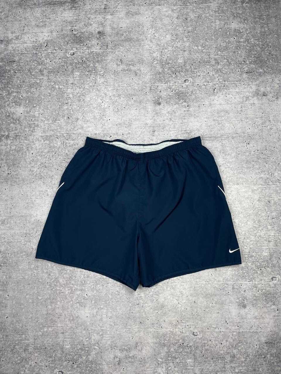 Nike × Vintage Vintage Nike 90’s Y2K Style Drill Blue Nylon Dri-Fit Shorts Size US 34 / EU 50 - 1 Thumbnail