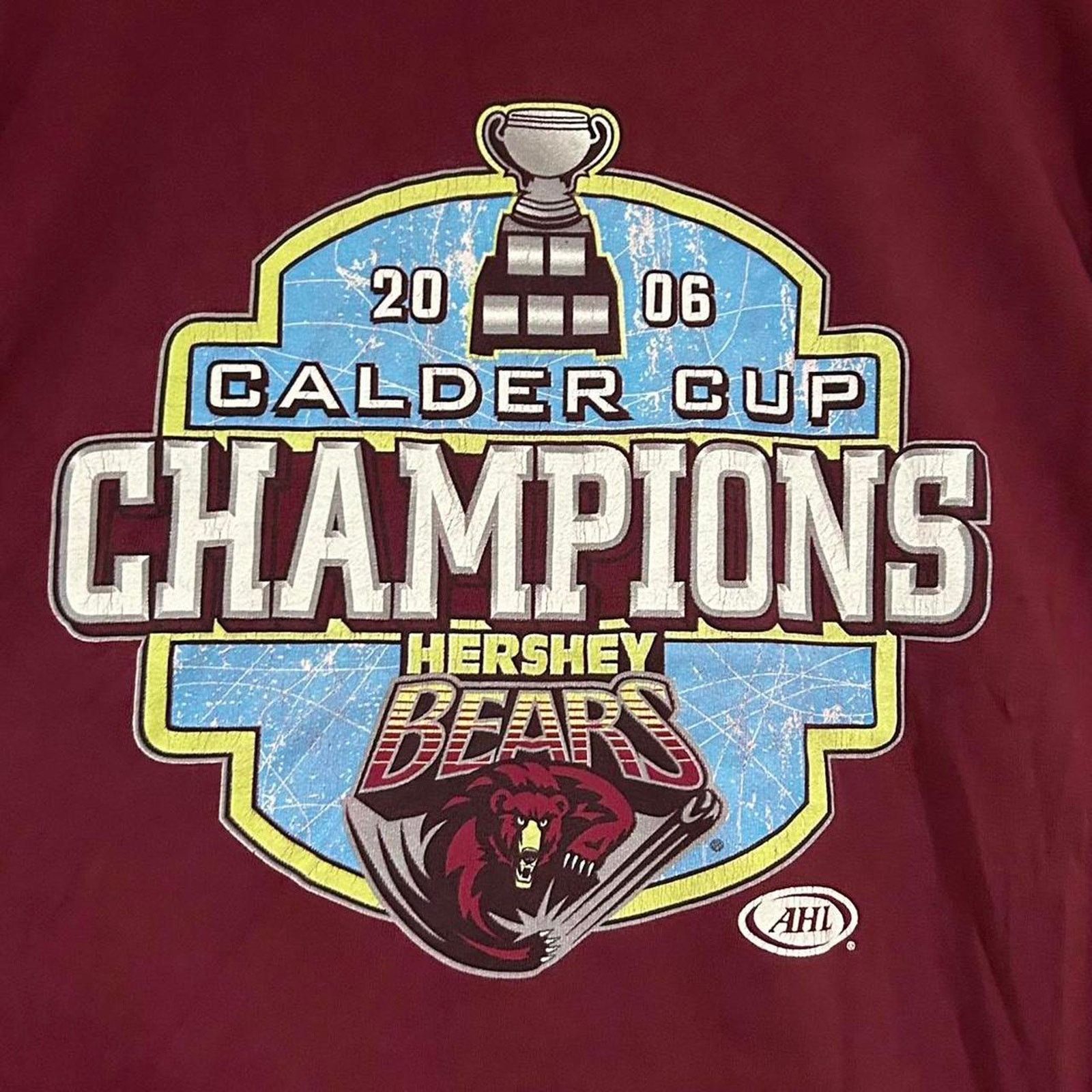 Jerzees 2006 Hershey Bears Hockey Calder Cup Champions Shirt Size US XL / EU 56 / 4 - 2 Thumbnail
