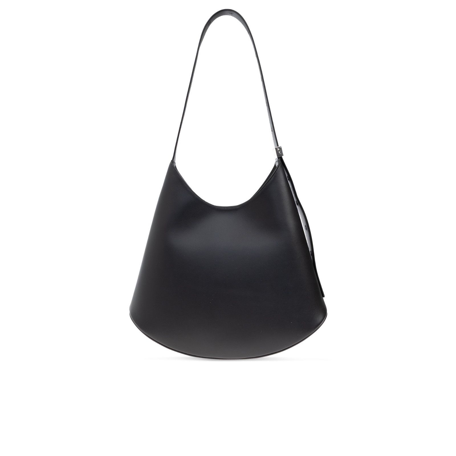 Jil Sander JIL SANDER Eldorado Medium Black Leather Shoulder Bag New & Size ONE SIZE - 2 Thumbnail