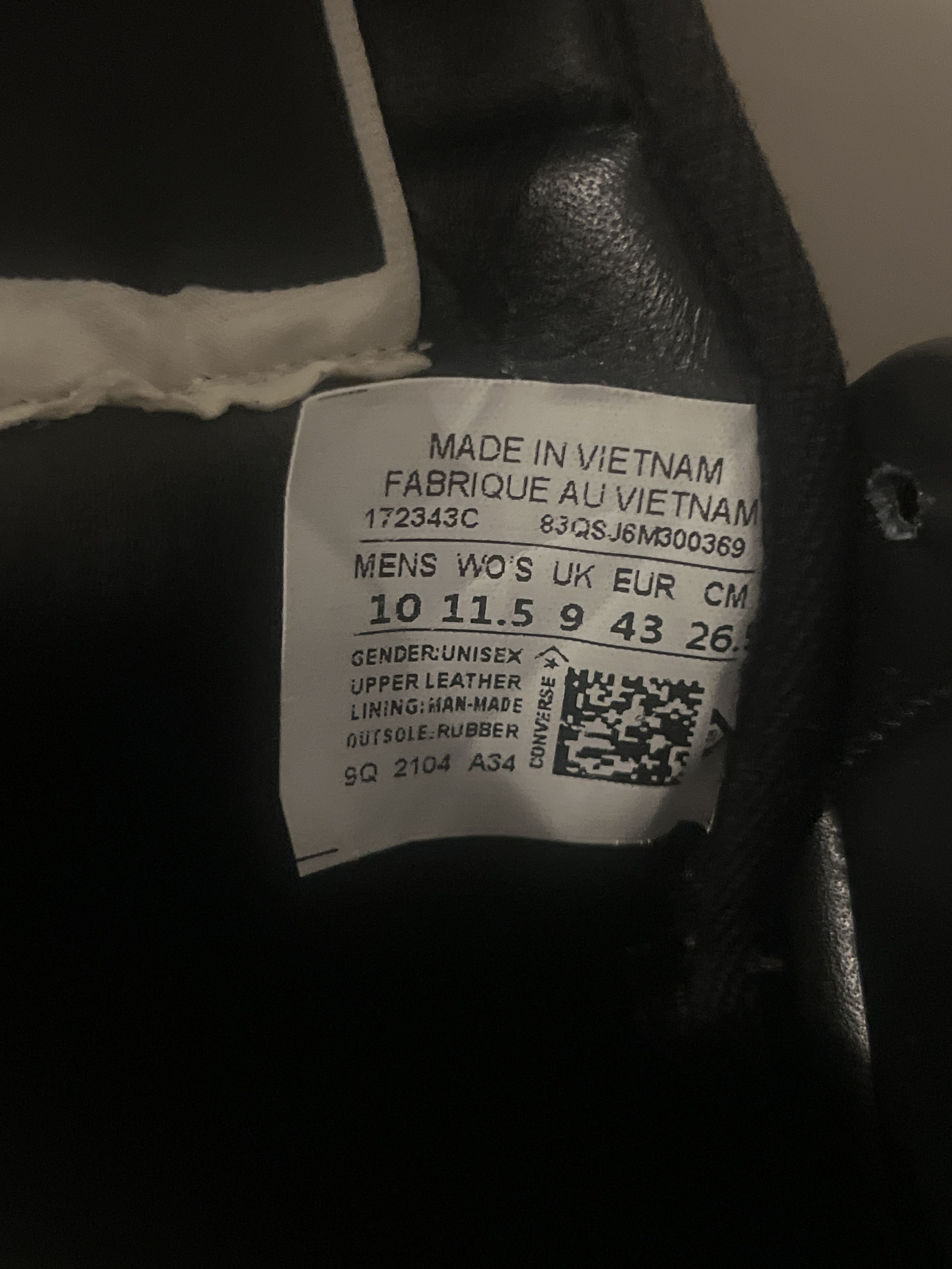 Rick Owens Rick Owen’s Collab with converse Size US 10 / EU 43 - 7 Thumbnail