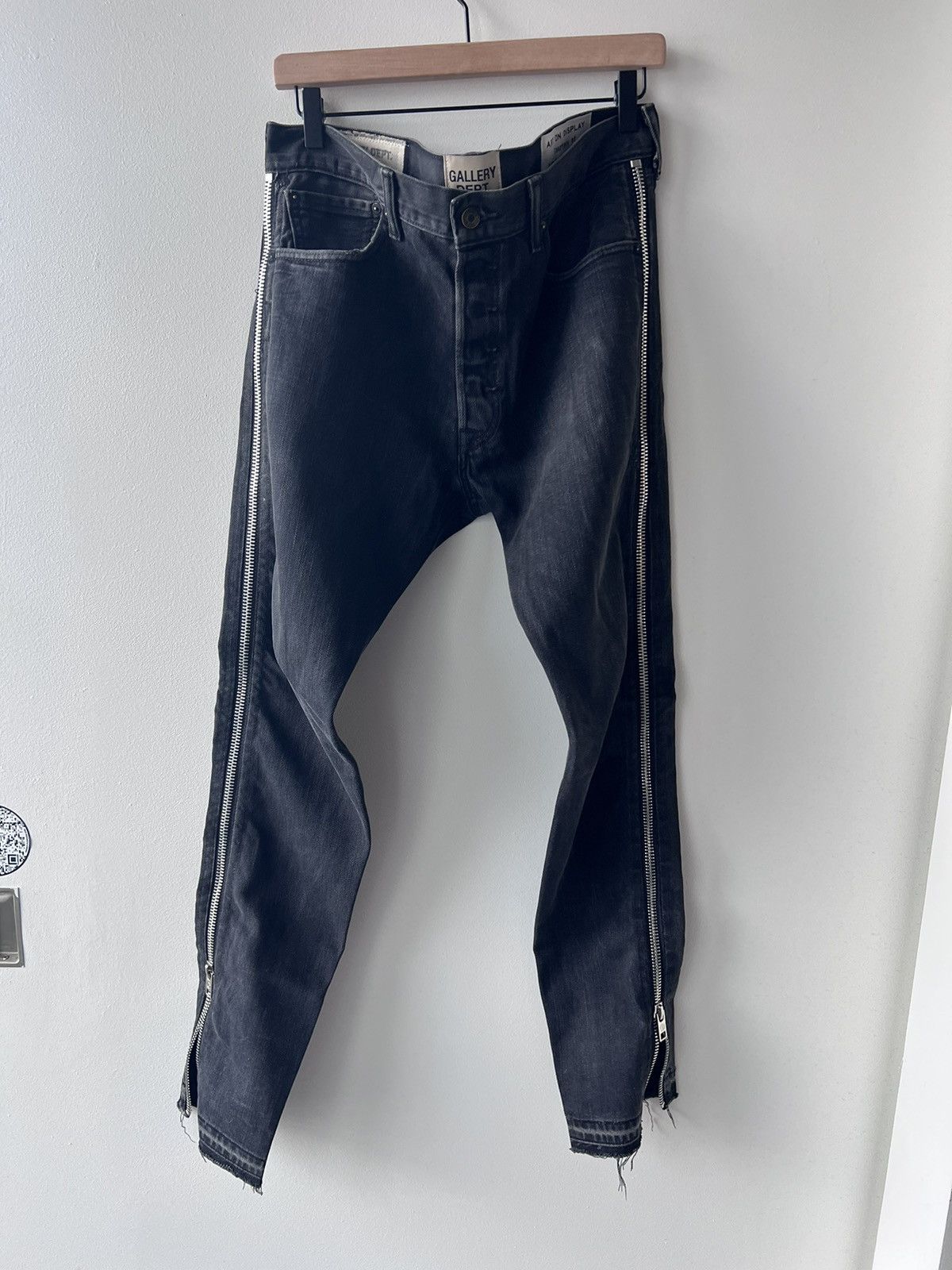 Gallery Dept. Gallery Dept Ready Zip Denim (Black) Size US 32 / EU 48 - 1 Thumbnail