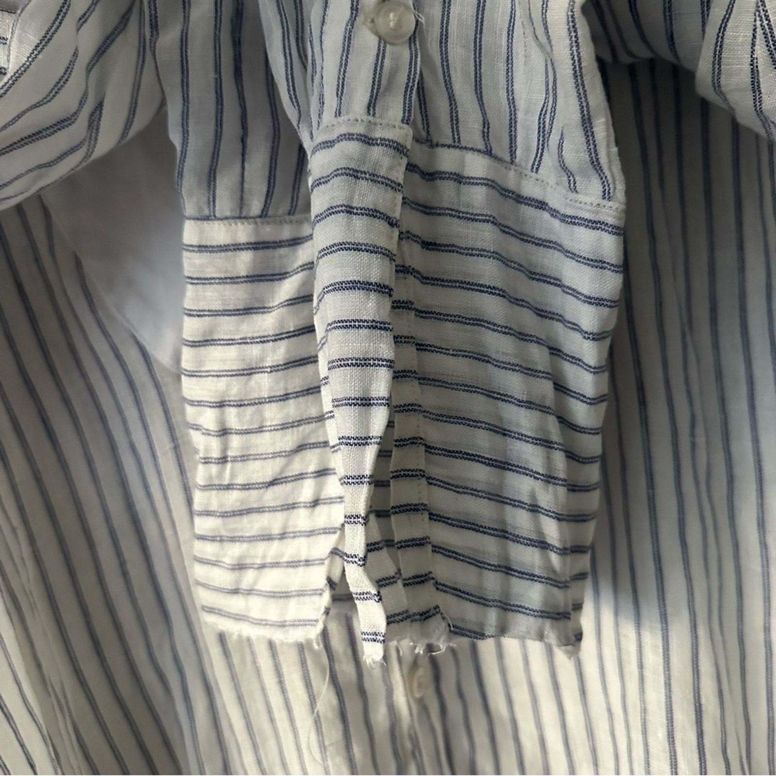 Greg Lauren The Studio Shirt w/ Bib Gatsby Artist 3 Large Linen Cotton Size US L / EU 52-54 / 3 - 9 Thumbnail