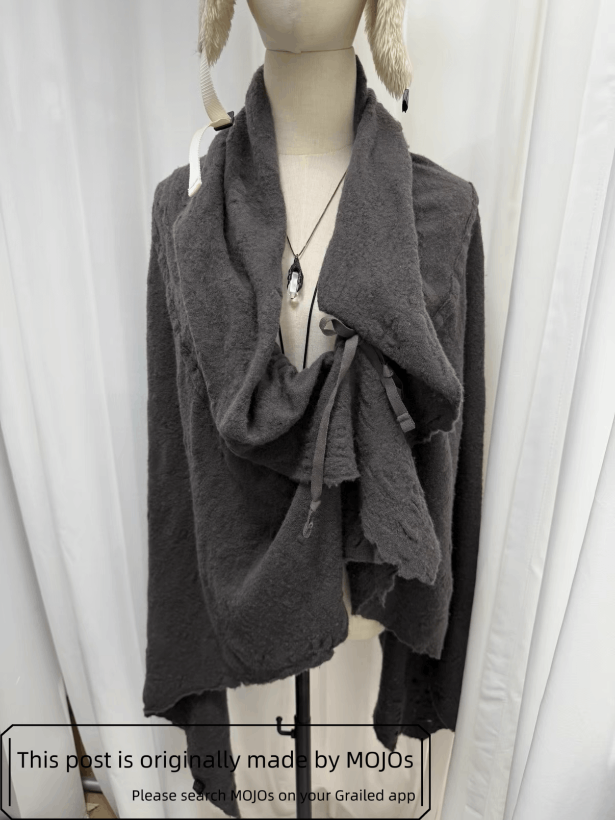 Julius Julius 7 Distressed Cape Scarf Size US M / EU 48-50 / 2 - 8 Thumbnail