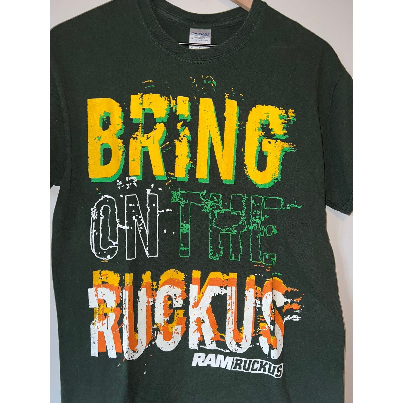 Gildan Vintage CSU Shirt Bring On The Ruckus College Tee M Medium Size US M / EU 48-50 / 2 - 5 Thumbnail