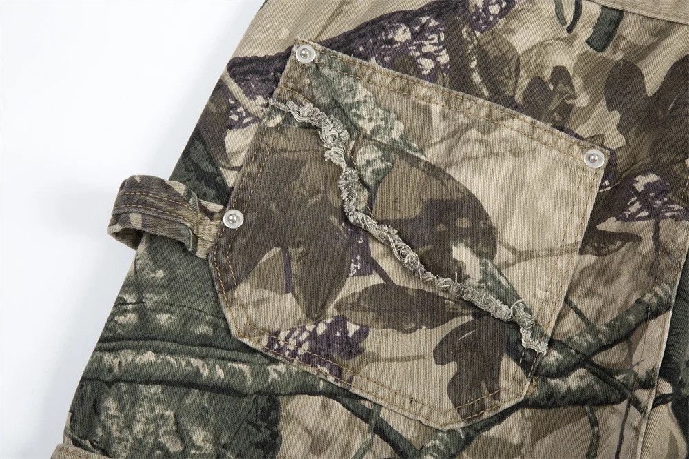 Vintage Streetwear Camouflage Print Flared Casual Pants Size US 34 / EU 50 - 5 Thumbnail