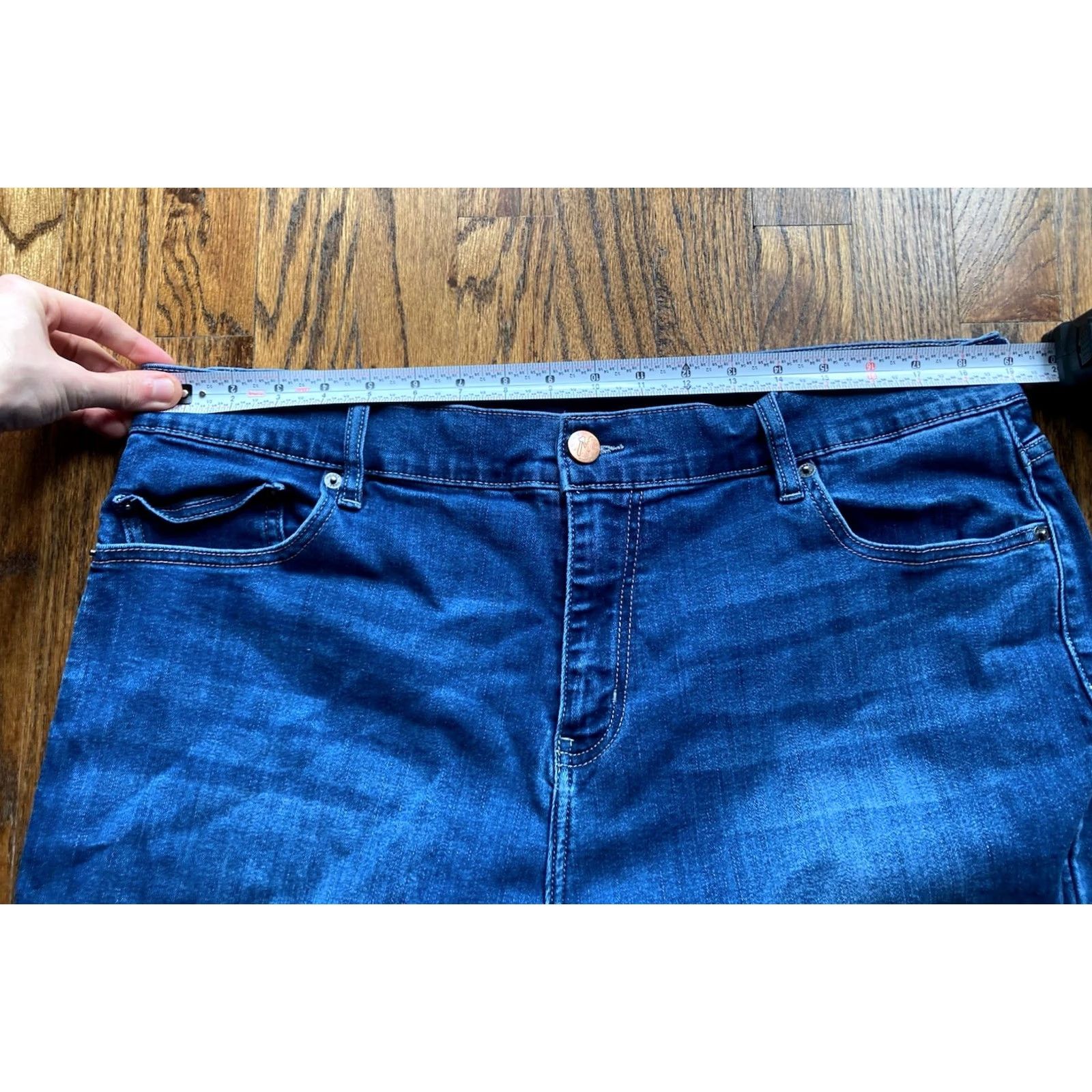 Denime Mugsy Jeans Kinzies FLX4NKZ Jeans 40x32 Blue Denim Regular Fit 5-Pocket Mens Mens Size US 40 / EU 56 - 6 Thumbnail