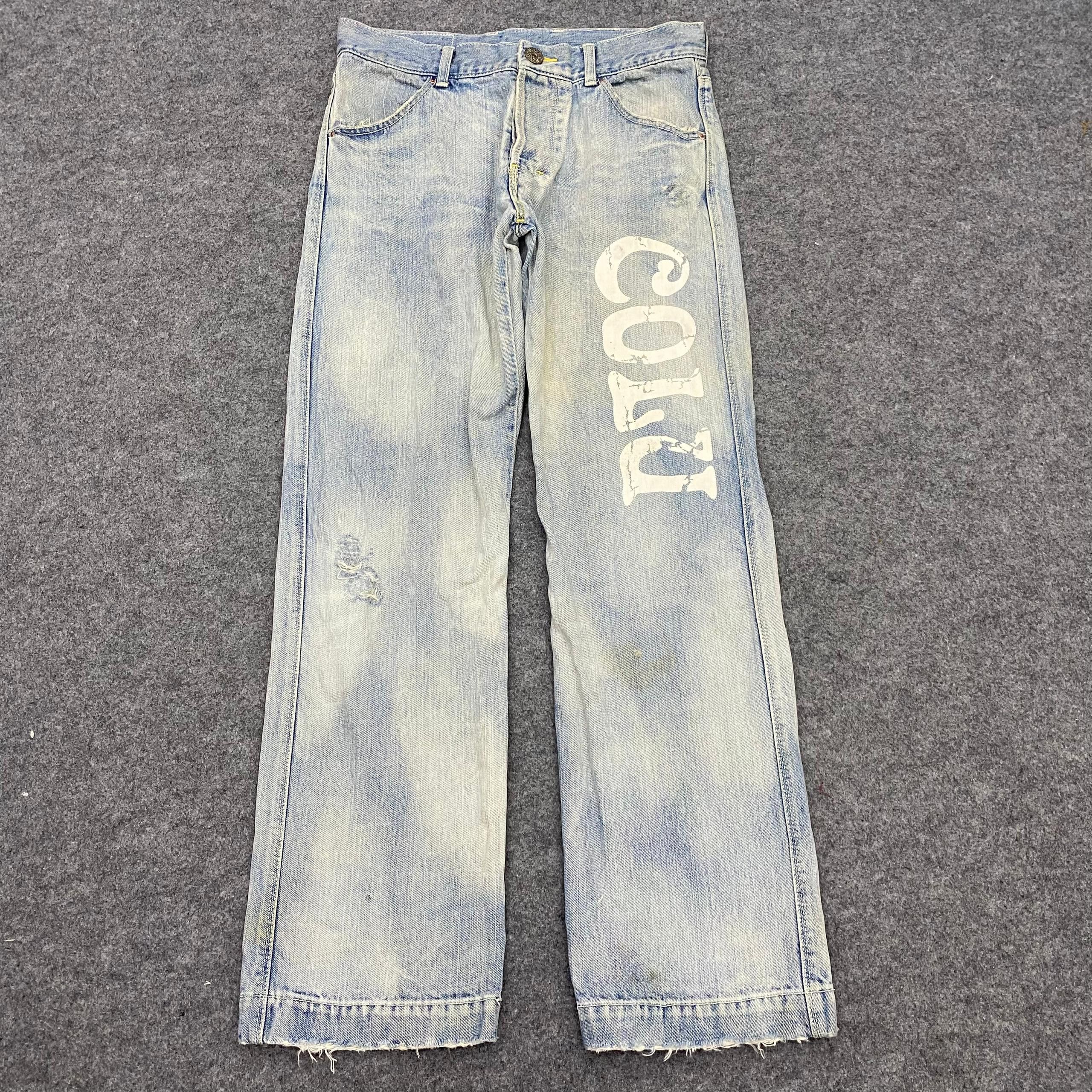 If Six Was Nine 💥Best Offer💥Vintage Cocolulu Men Distressed Denim Size US 34 / EU 50 - 1 Thumbnail