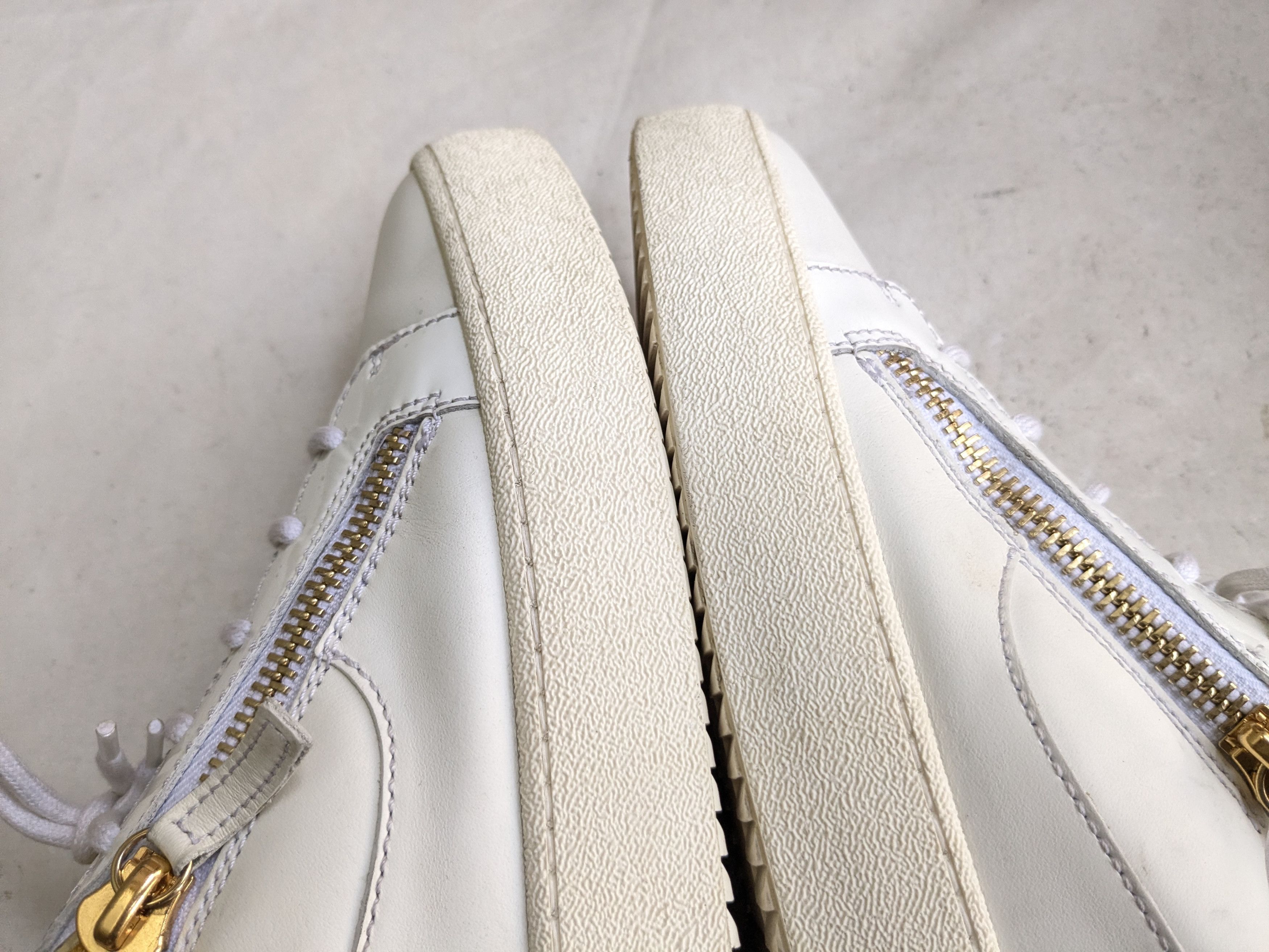 Giuseppe Zanotti Giuseppe Zanotti Sneakers White 10 43 Low Tops Leather Size US 10 / EU 43 - 10 Thumbnail