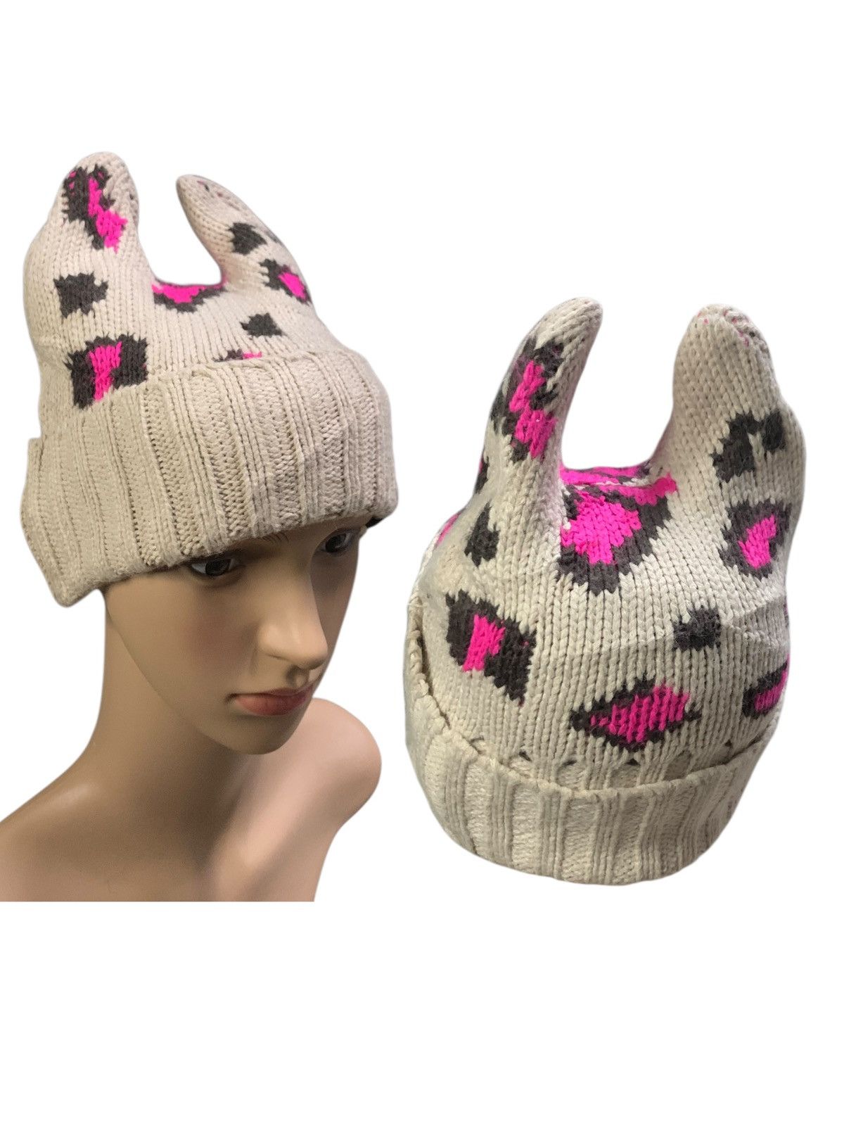 Japanese Brand × Kapital × Vintage Bunny Short Horn Devil Beanie Size ONE SIZE - 1 Thumbnail