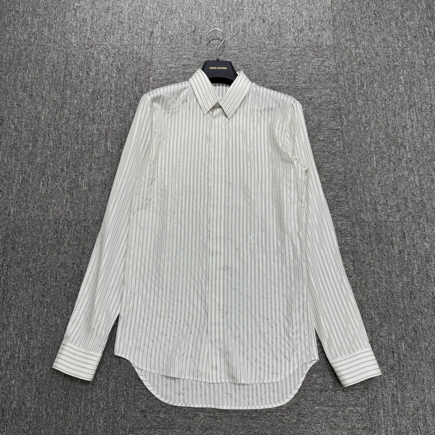 Dior Dior Silver Thread Mulberry Silk Shirt 38 Size US S / EU 44-46 / 1 - 1 Thumbnail