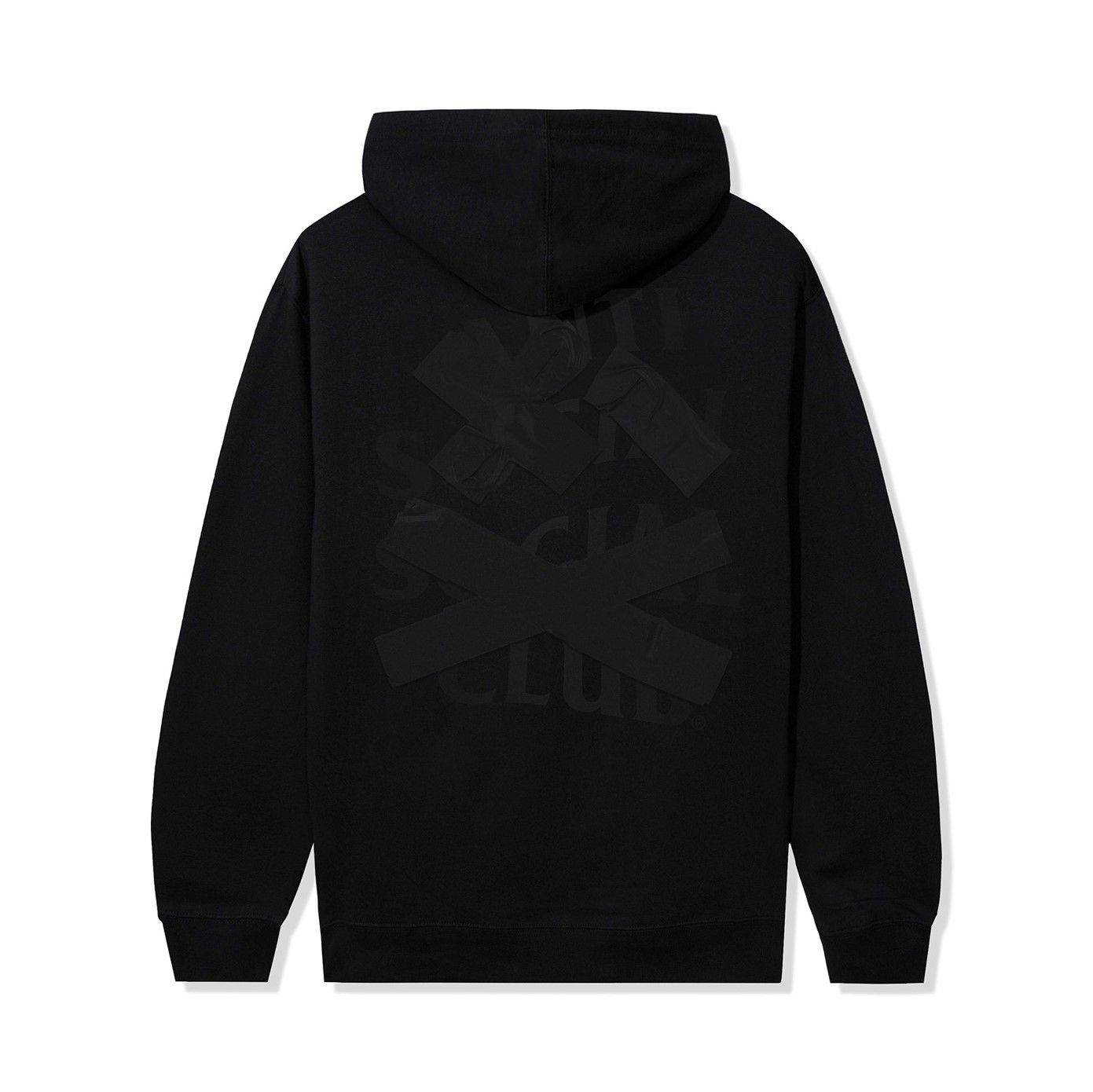 Anti Social Social Club Cancelled Tonal Black Hoodie DS