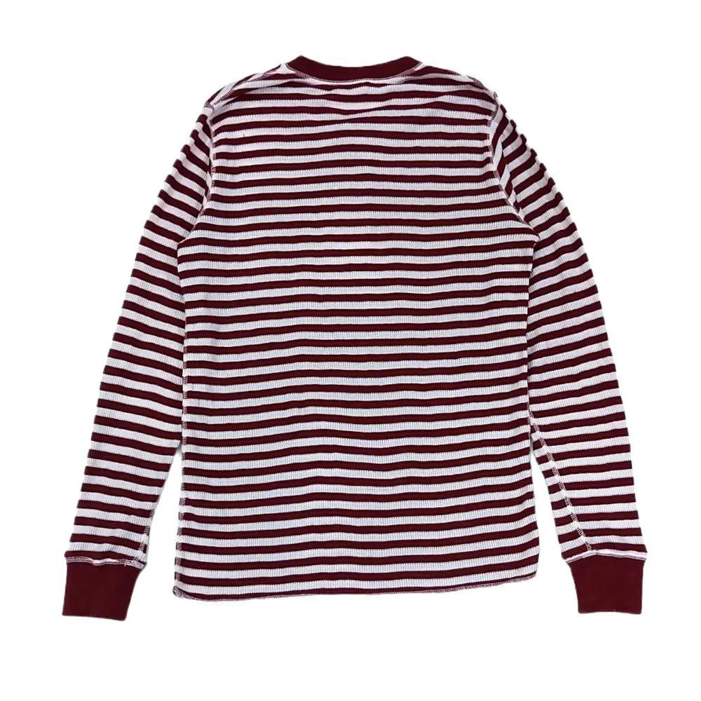 Denime Rare! DNM Gear by Denime Stripe Henley Thermal Size US M / EU 48-50 / 2 - 2 Thumbnail