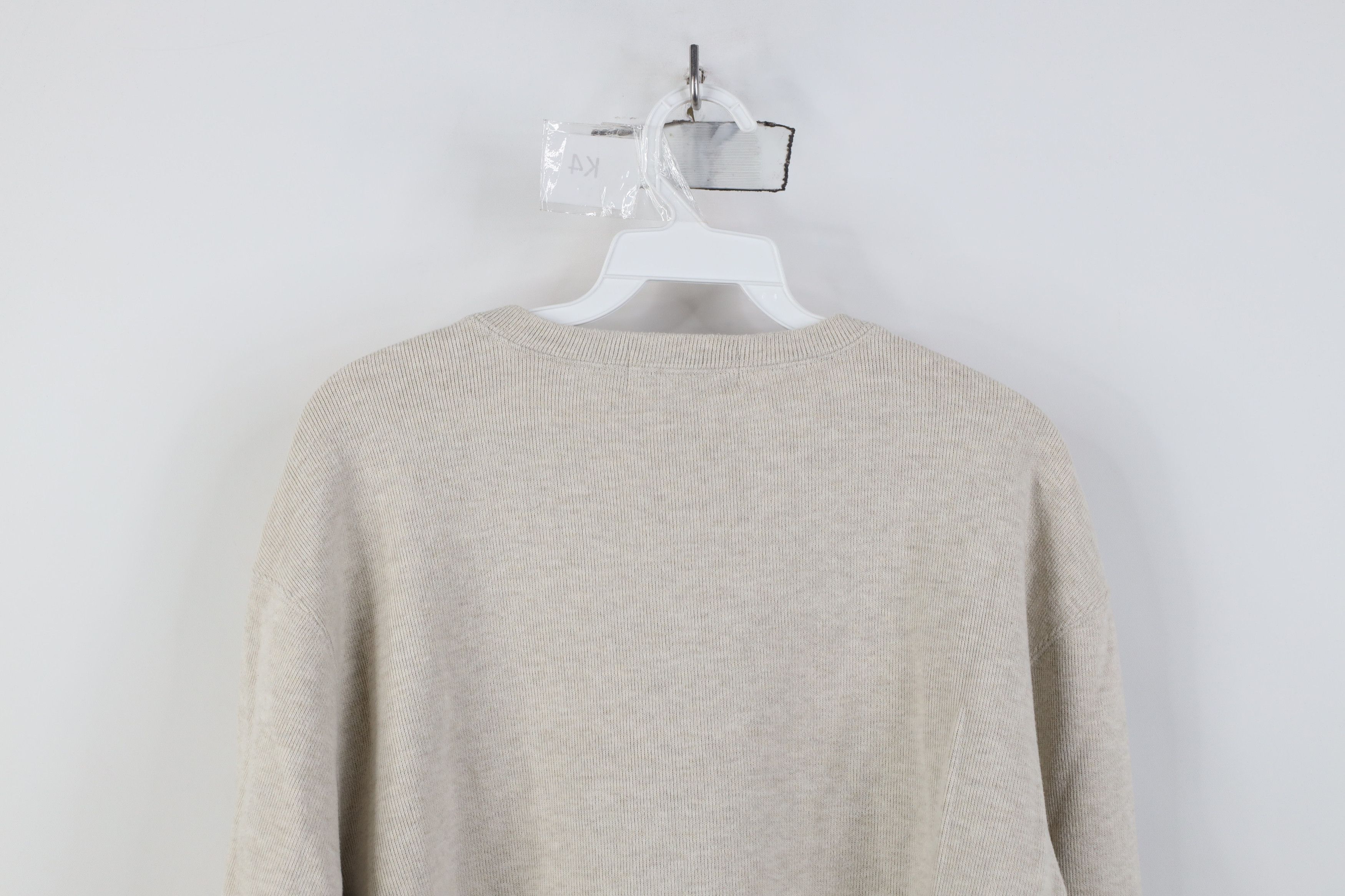Ralph Lauren Vintage 90s Ralph Lauren Knit V-Neck Sweater Oatmeal Brown Size US XL / EU 56 / 4 - 11 Thumbnail