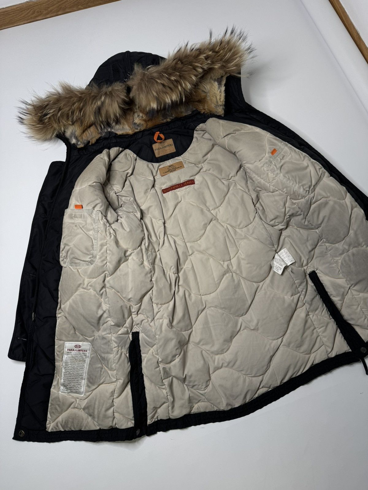 Parajumpers PJS Parajumpers fur Down jacket 210 squadron parka luxury Size S / US 4 / IT 40 - 8 Thumbnail