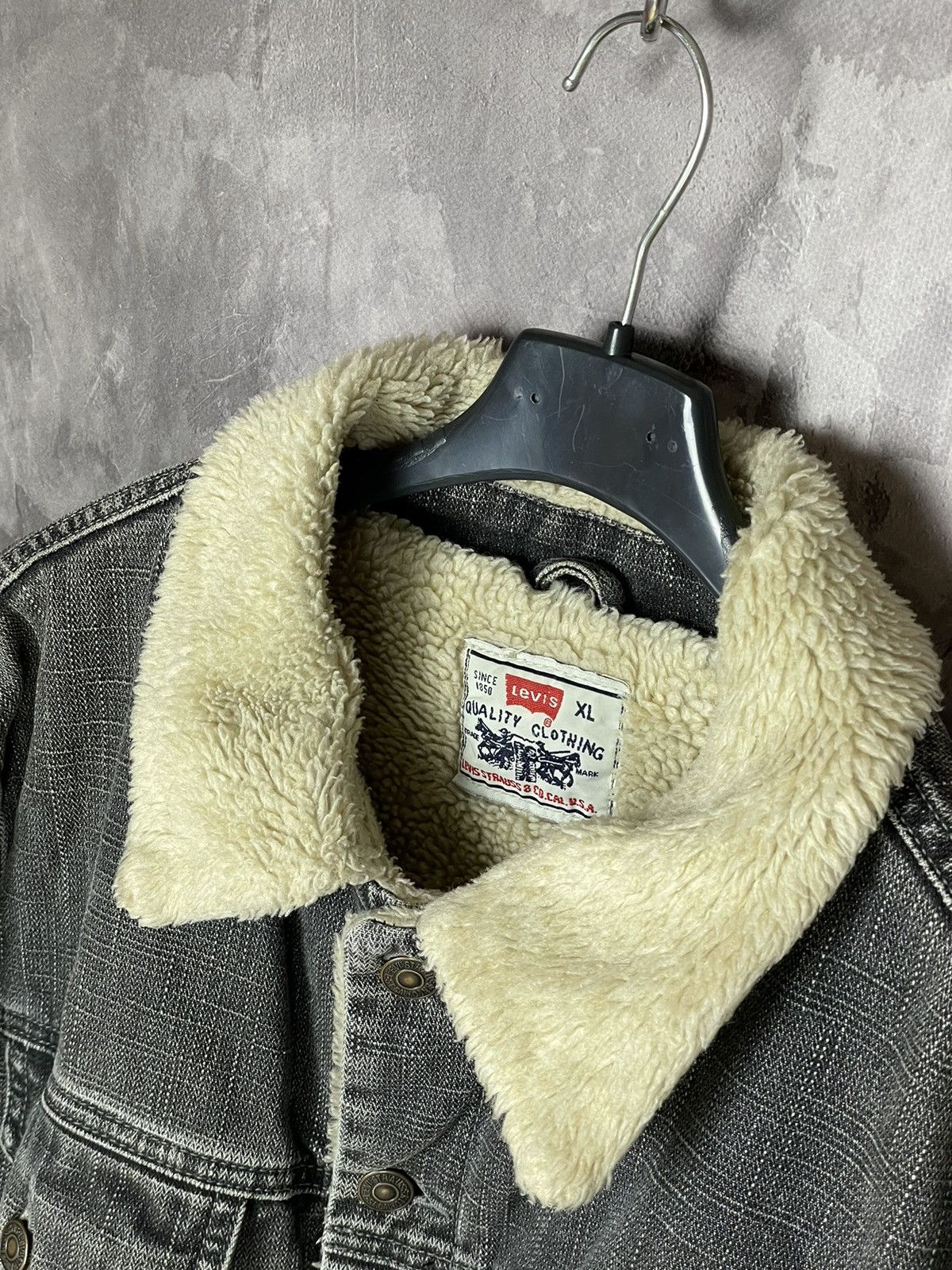 Levi's × Vintage Levi’s Vintage Made in U.S.A Sherpa Jacket 90s Size US XL / EU 56 / 4 - 8 Thumbnail