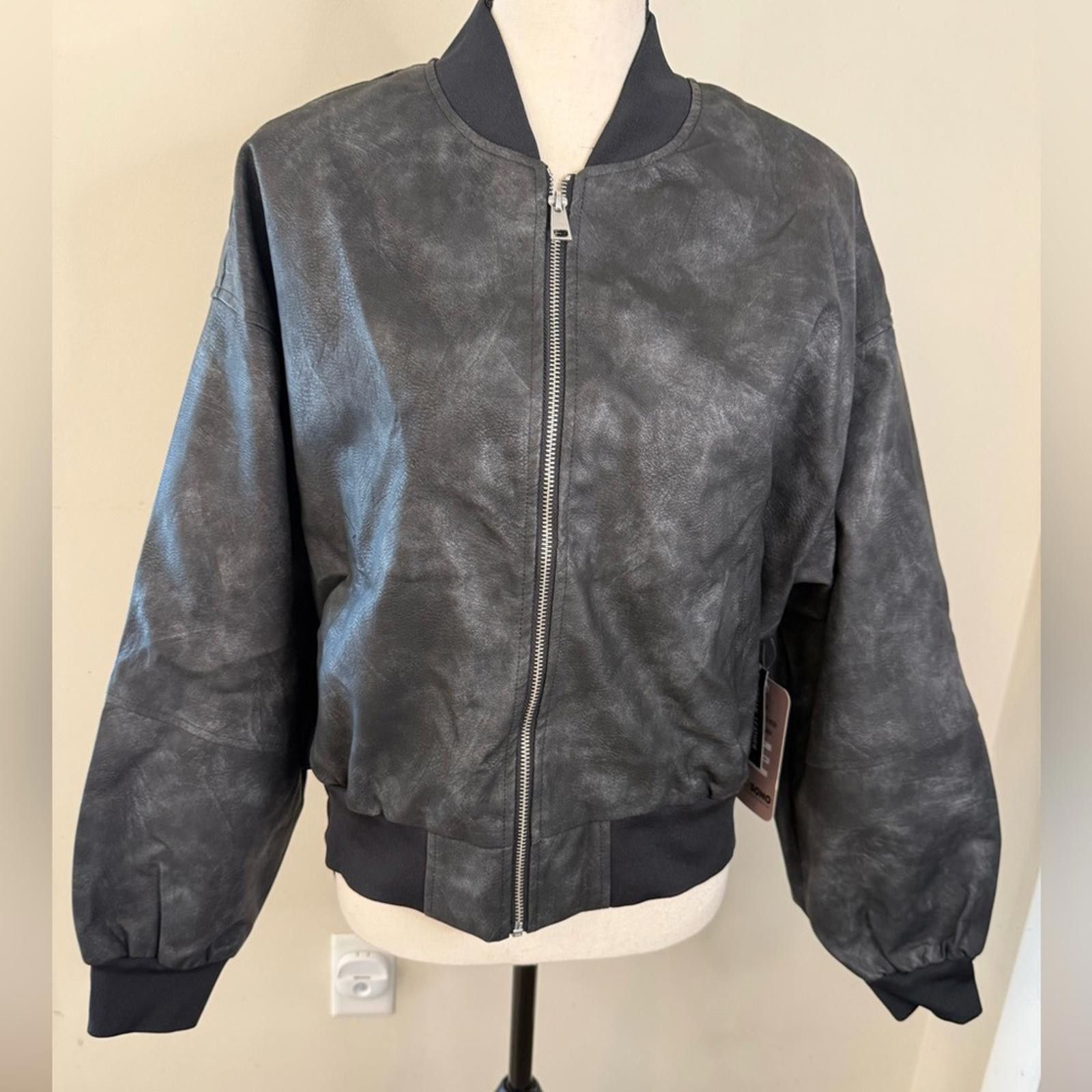 Other CiSoni Premium Faux Leather black jacket vegan leather Med Size M / US 6-8 / IT 42-44 - 1 Thumbnail