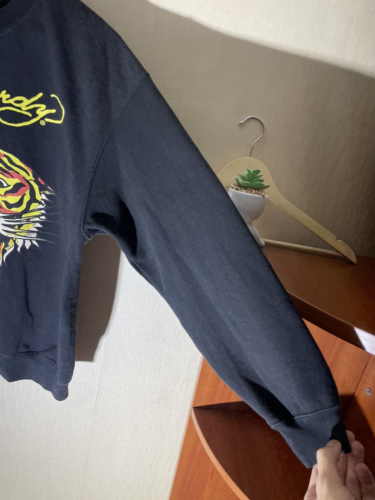 Ed Hardy × Japanese Brand × Vintage Ed Hardy vintage streetwear sweatshirt Size US L / EU 52-54 / 3 - 7 Thumbnail