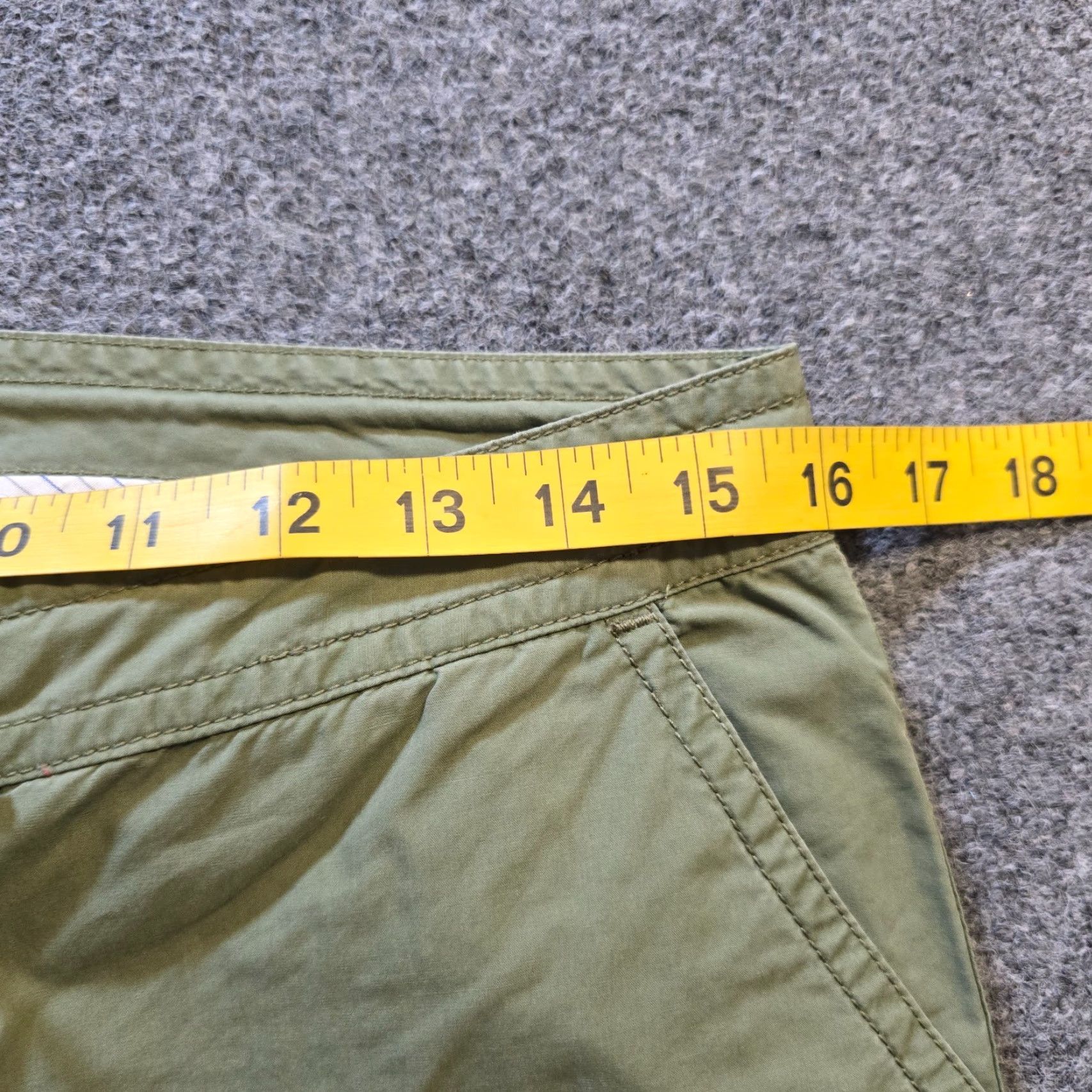 J.Crew J.CREW Pants Womens Size 4 Green Wide-Leg Cropped Drawstring Casual Y2K Size 27" / US 4 / IT 40 - 5 Thumbnail