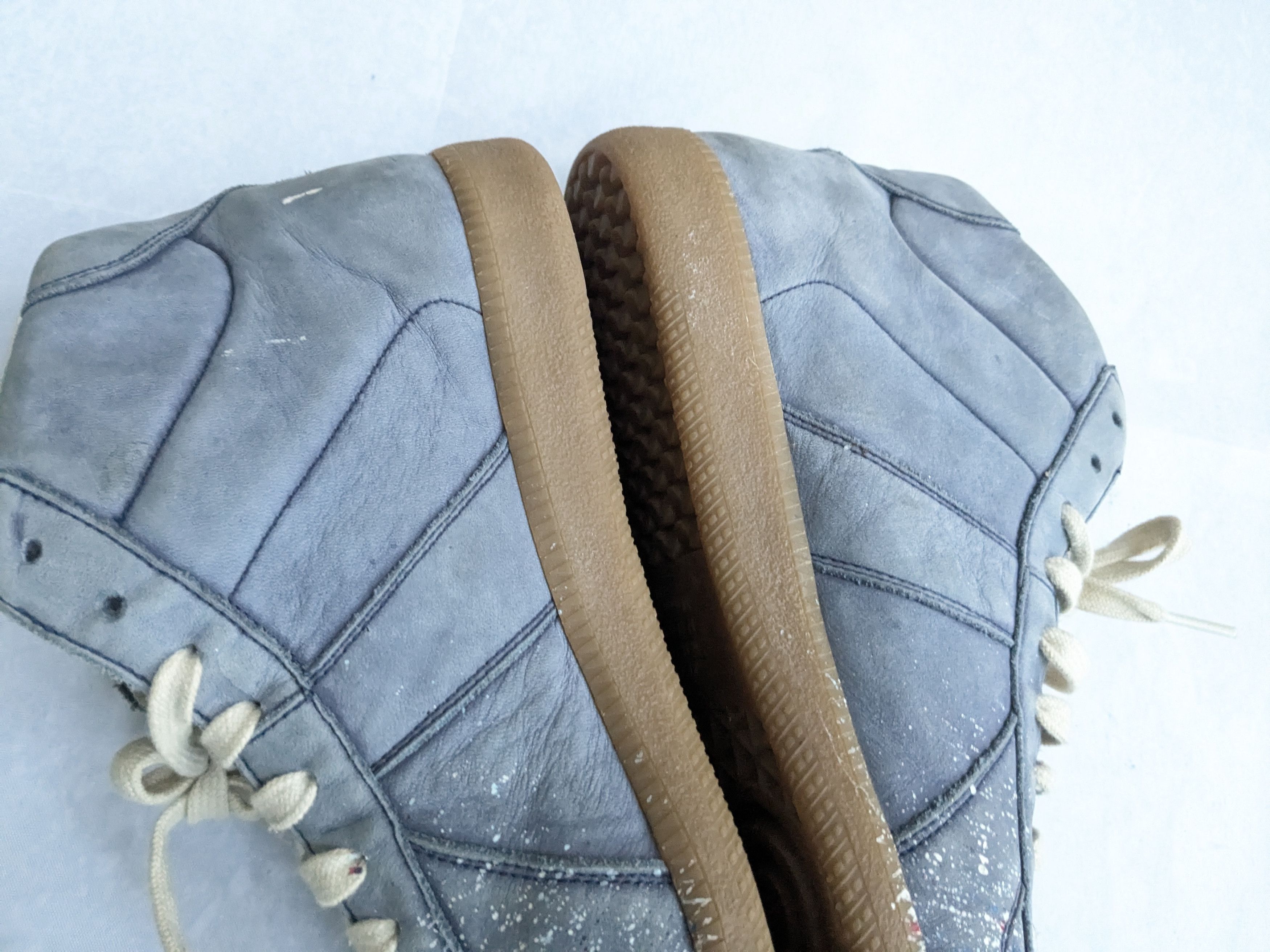 Maison Margiela Maison Margiela Replica GAT Paint Splatter Blue 9 42 High Size US 9 / EU 42 - 13 Thumbnail