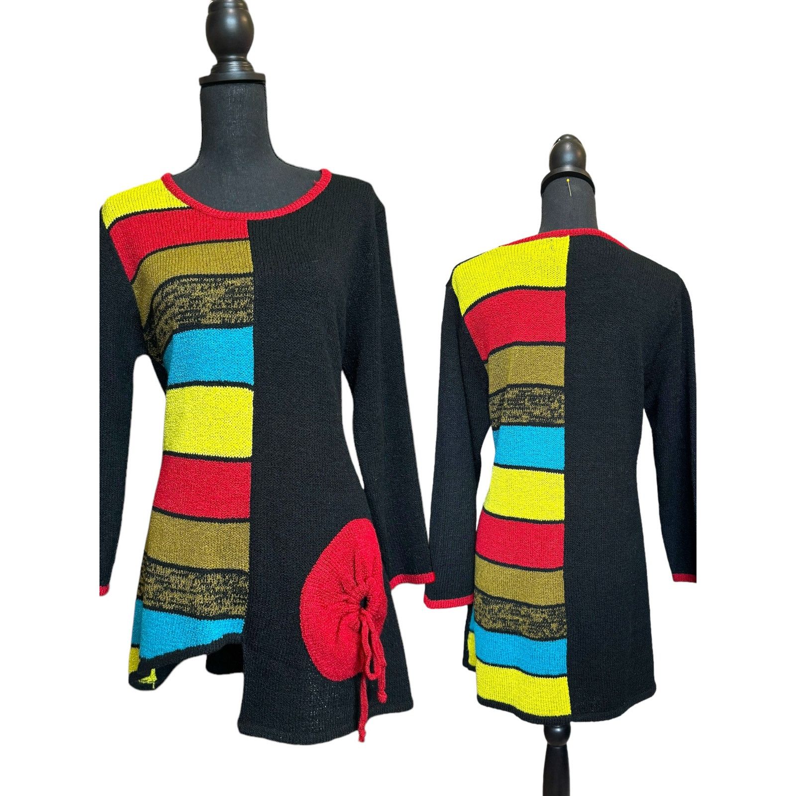 Vintage Vintage 80's Sweater Avant Garde Large Ronnie Salloway Size L / US 10 / IT 46 - 1 Thumbnail