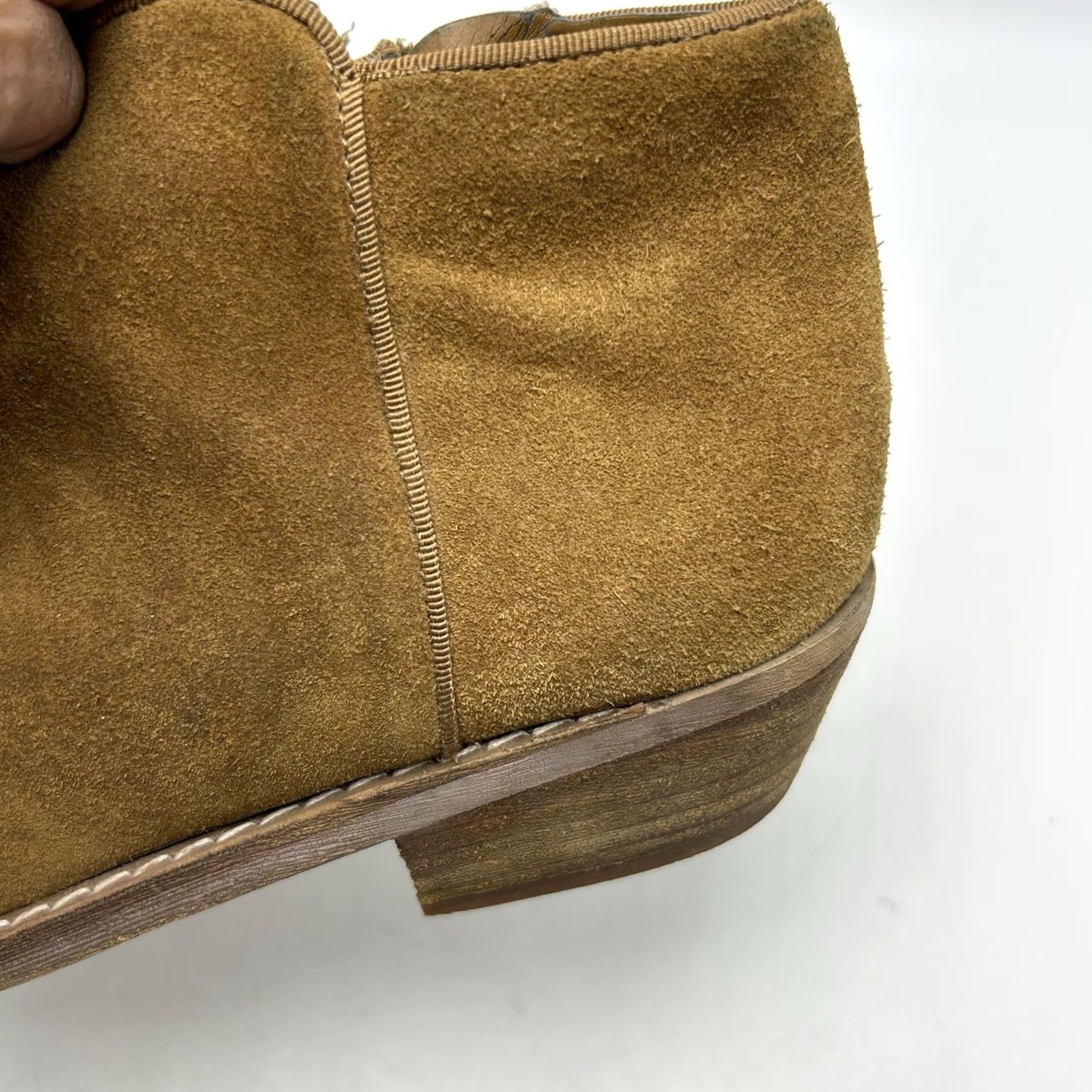 Sam Edelman Sam Edelman Mercer Women 6.5 Suede Leather Tan Brown Western Ankle Boot Size US 7 / IT 37 - 6 Thumbnail