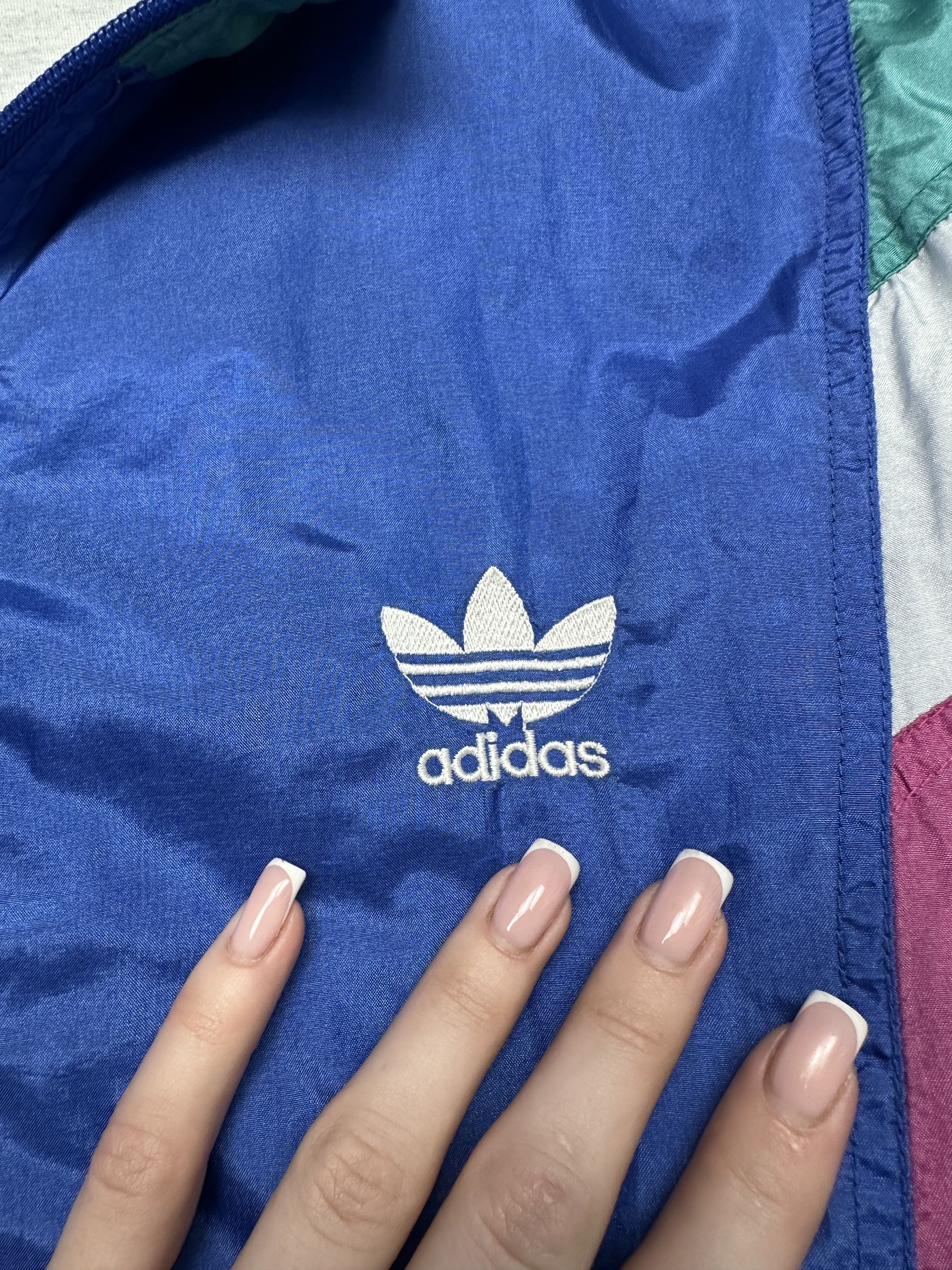 Adidas Adidas 90s Vintage Mens Nylon Track Top Jacket Size US XL / EU 56 / 4 - 3 Thumbnail