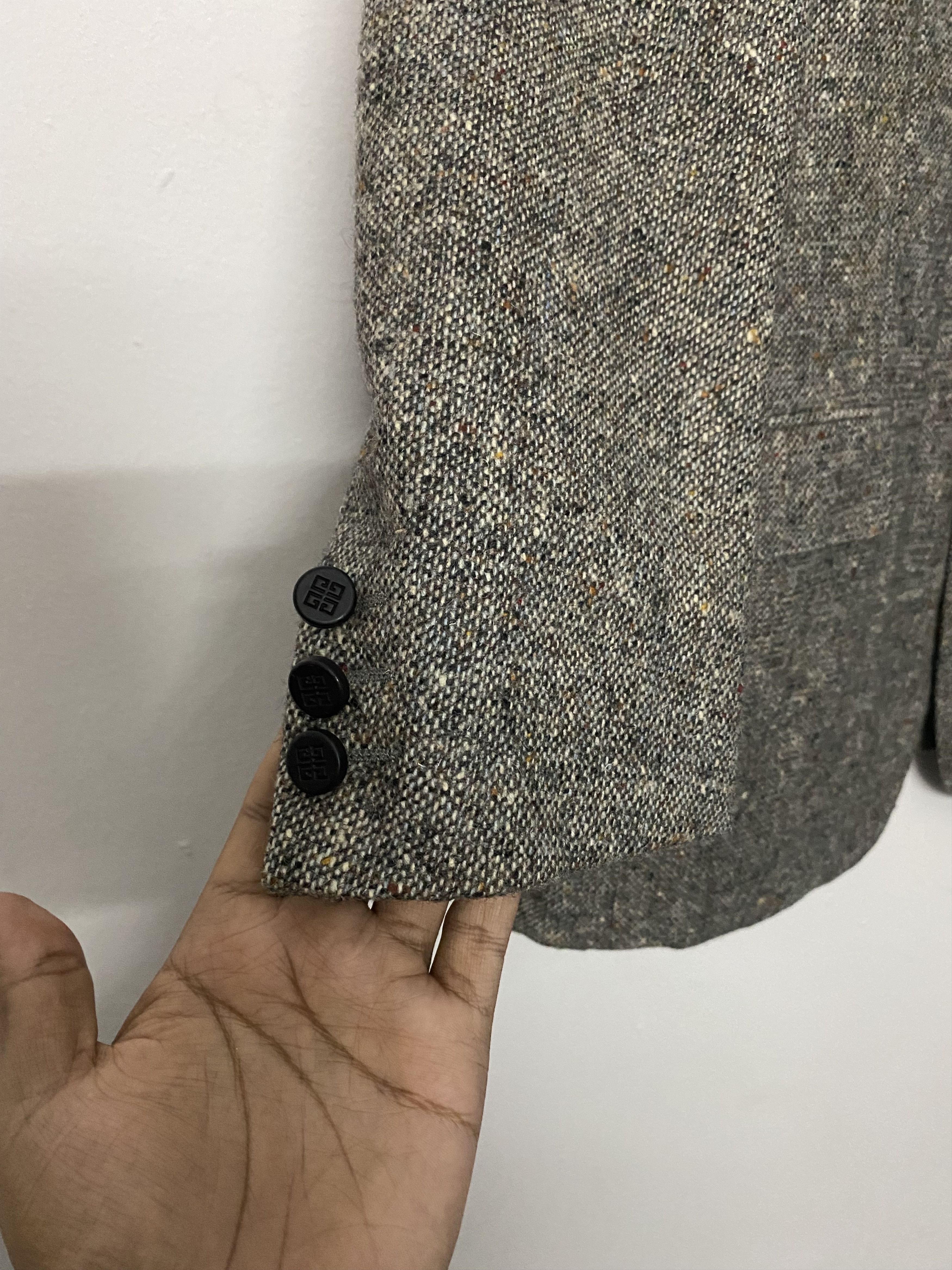 Givenchy Givenchy Tweed Wool Blazer Speckled Two-Button Coat Jacket Size US M / EU 48-50 / 2 - 6 Thumbnail