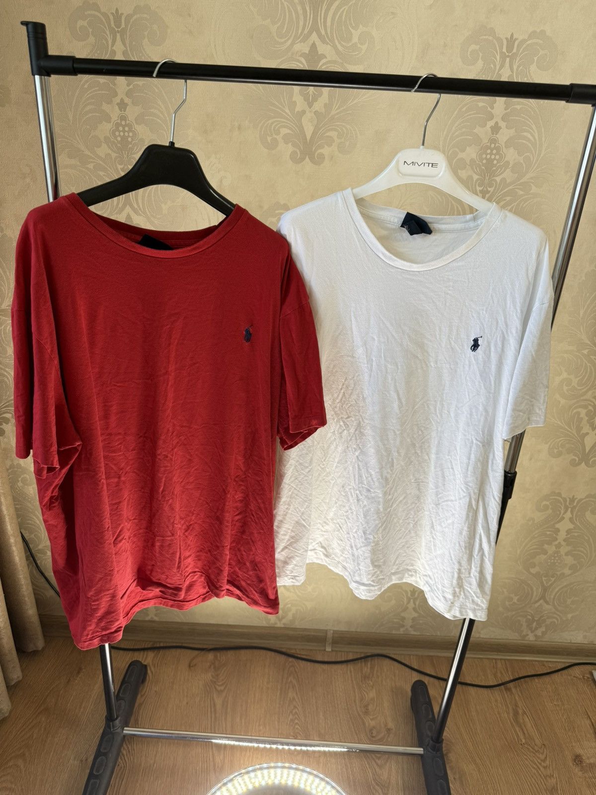 Polo Ralph Lauren POLO RALPH LAUREN TSHIRTS RED WHITE SIZE L PRICE FOR TWO Size US L / EU 52-54 / 3 - 1 Thumbnail