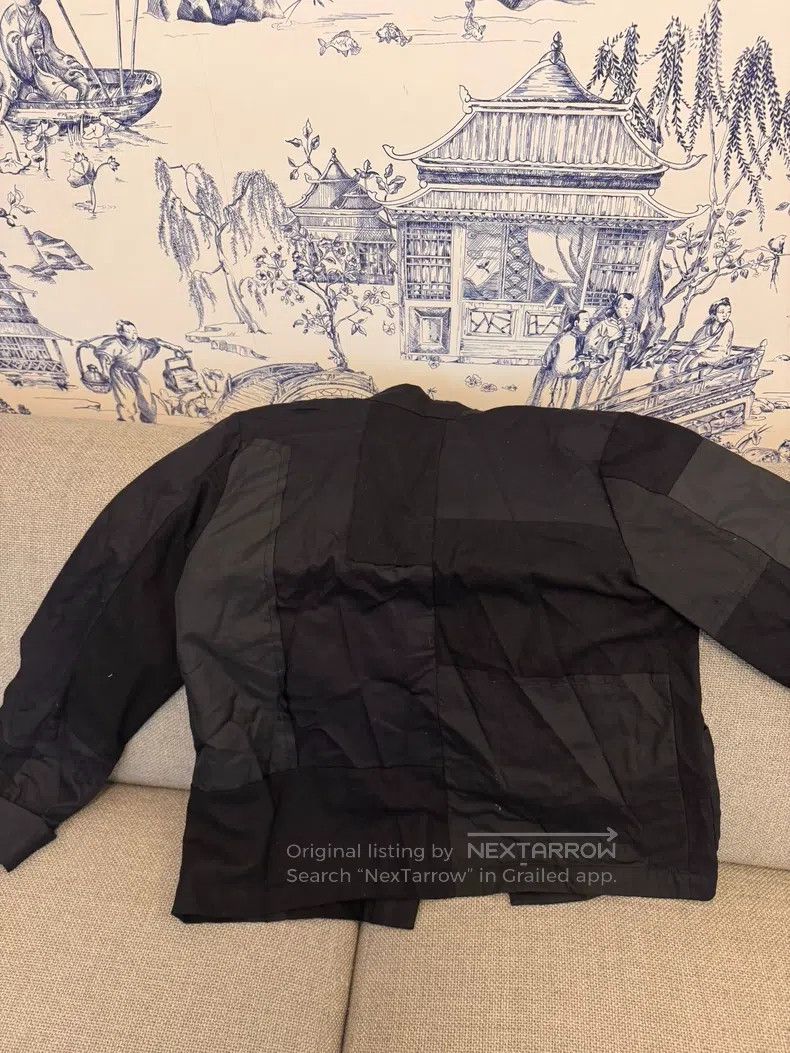 Comme des Garcons Comme Des Garcons Chinese Wool Patchwork Coat Size L / US 10 / IT 46 - 3 Thumbnail