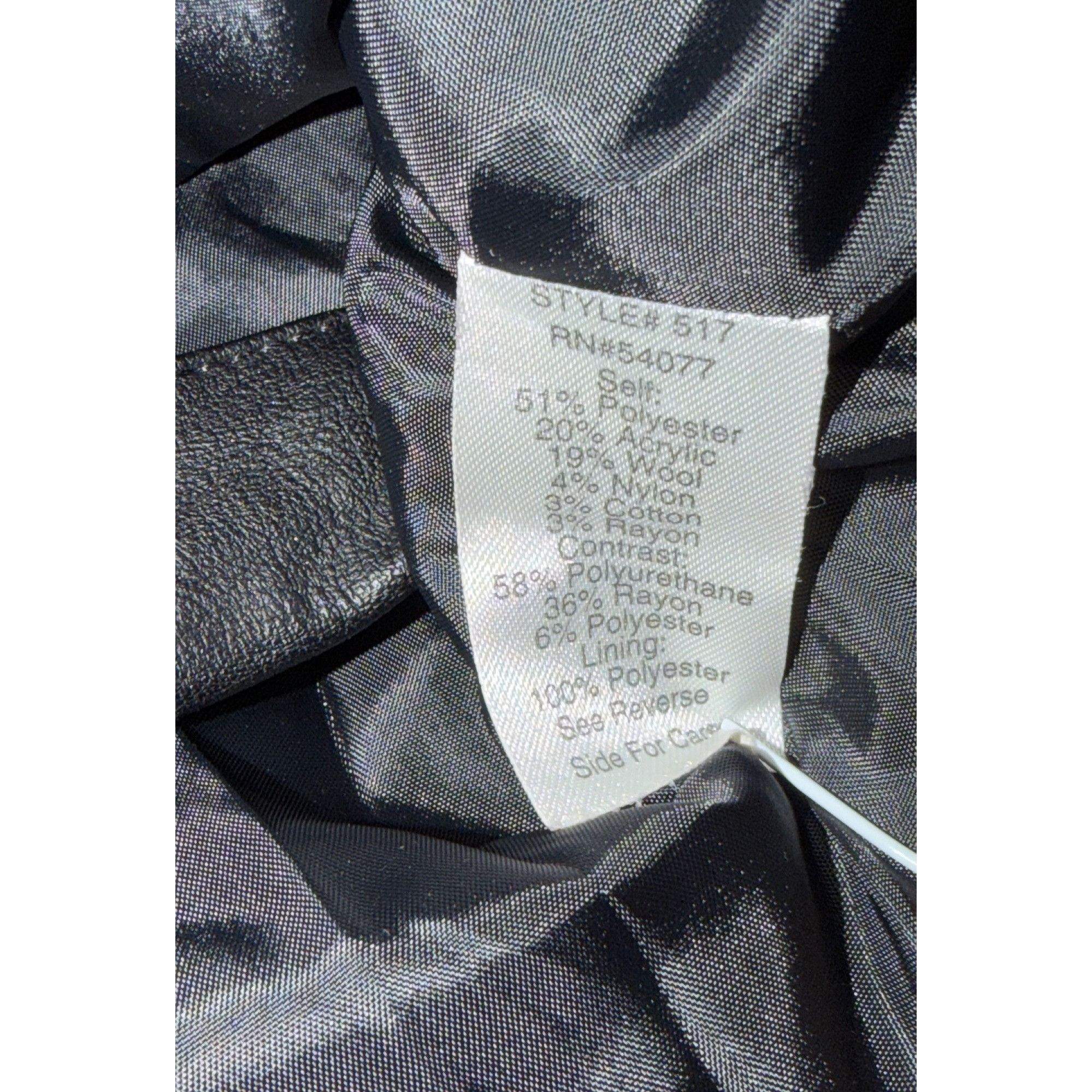 Other CAbi Black Plaid Moto Vest Style 517 Medium Size M / US 6-8 / IT 42-44 - 11 Thumbnail