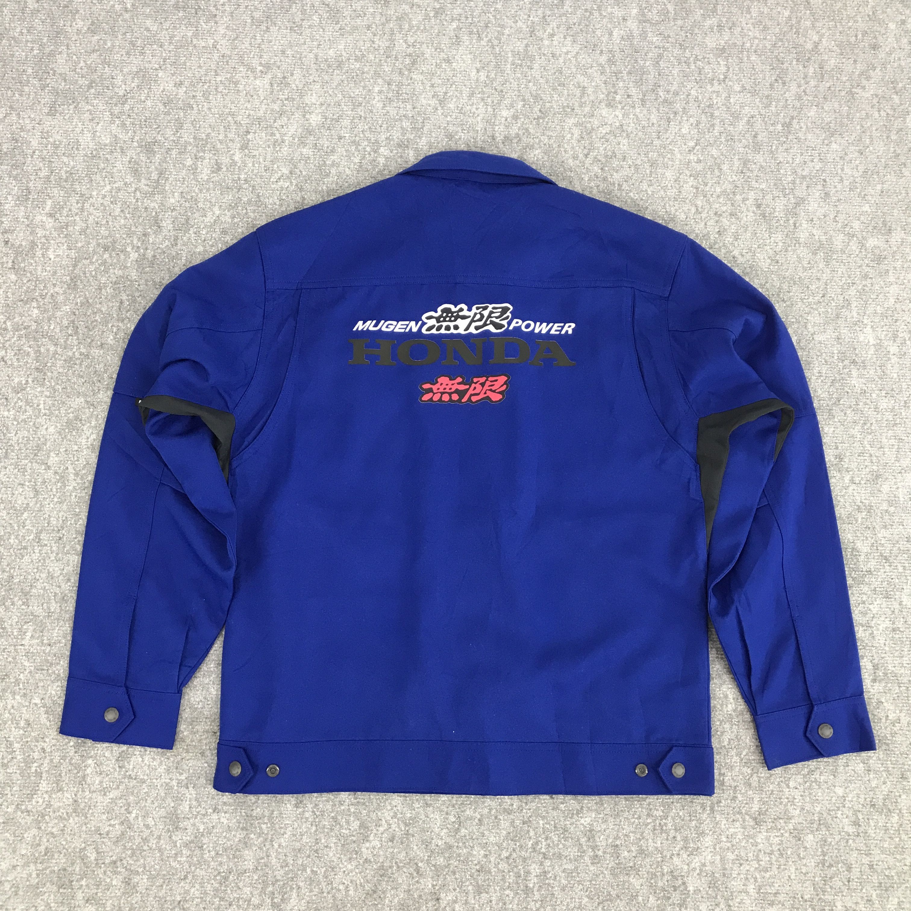 Honda VTG MUGEN POWER HONDA WORK UNIFORM CUSTOM JACKET Size US L / EU 52-54 / 3 - 1 Thumbnail