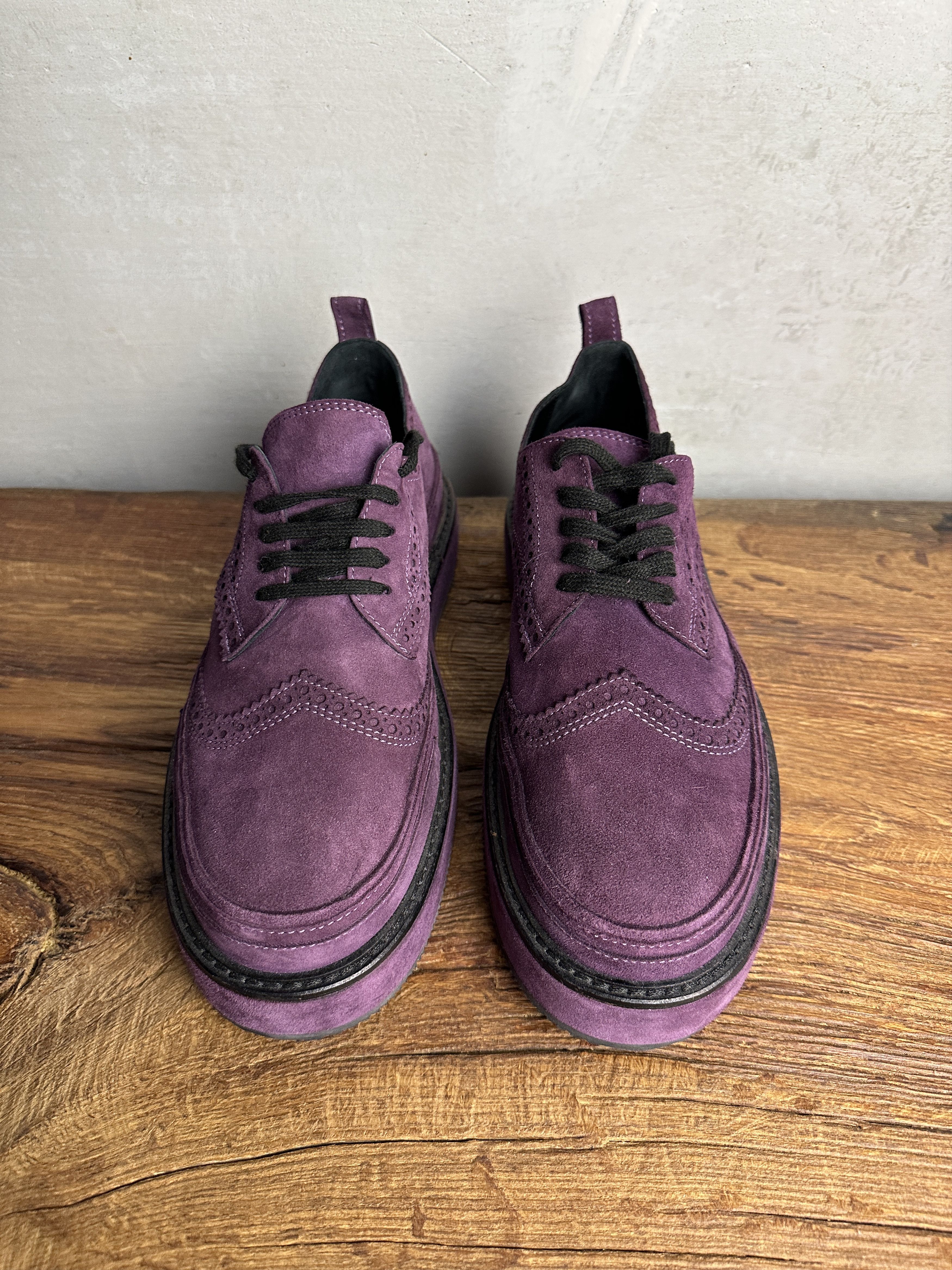 Ann Demeulemeester Ann Demeulemeester Suede Derby Shoes Size US 9 / IT 39 - 6 Thumbnail