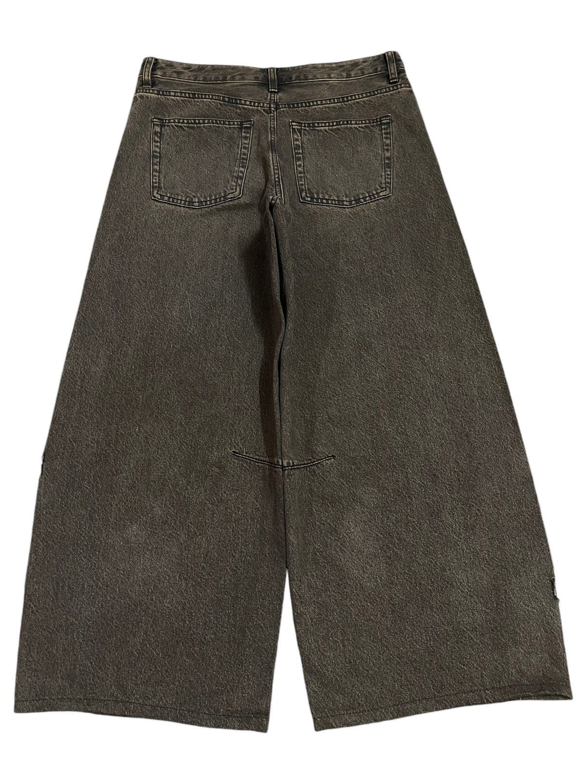 GU Vintage Japanese GU Mud Wash Style Hip Hop Baggy Jeans Size US 32 / EU 48 - 2 Thumbnail
