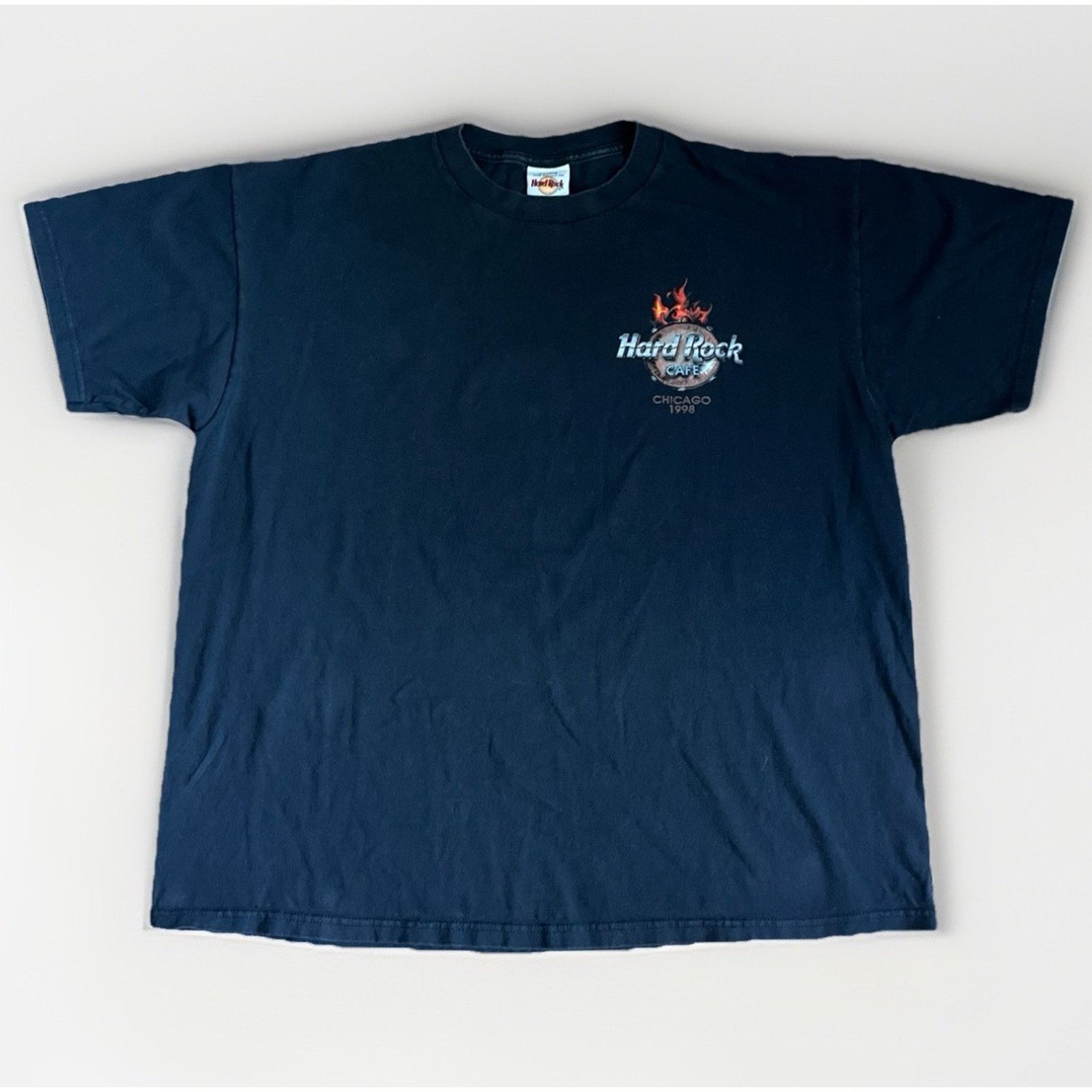 Hard Rock Cafe Vintage 90s Hard Rock Cafe, 1998 Chicago VTG T Shirt Size US XL / EU 56 / 4 - 3 Thumbnail