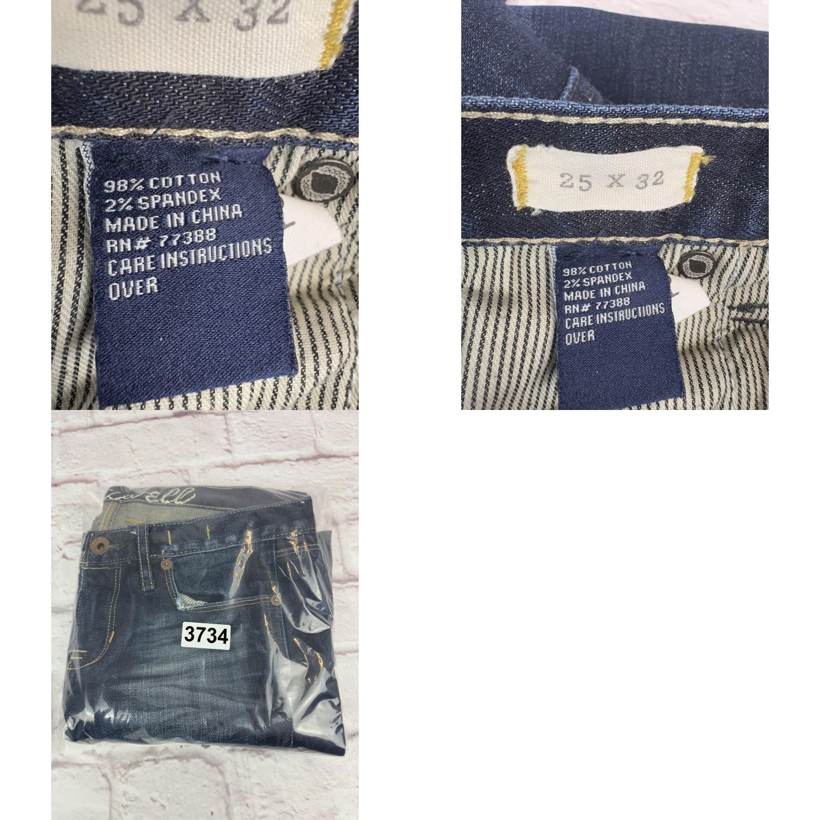 Madewell Madewell Jeans Womens 28W x 30L Medium Wash Low Rise Straight Stretch Denim Shirt? Size 28" / US 6 / IT 42 - 9 Thumbnail