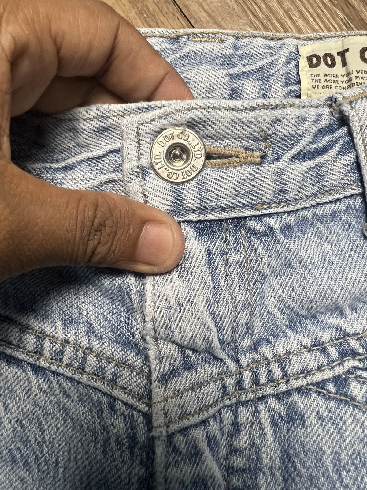 Le Grande Bleu (L.G.B.) DOT CO., LTD. Vintage Light Wash High-Waist Denim Jeans (41) Size US 29 - 7 Thumbnail