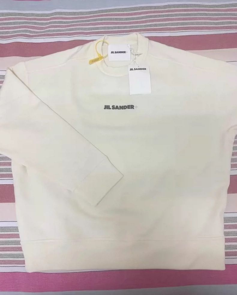 Jil Sander Jil Sander Logo round neck pullover hoodie Size S / US 4 / IT 40 - 6 Thumbnail