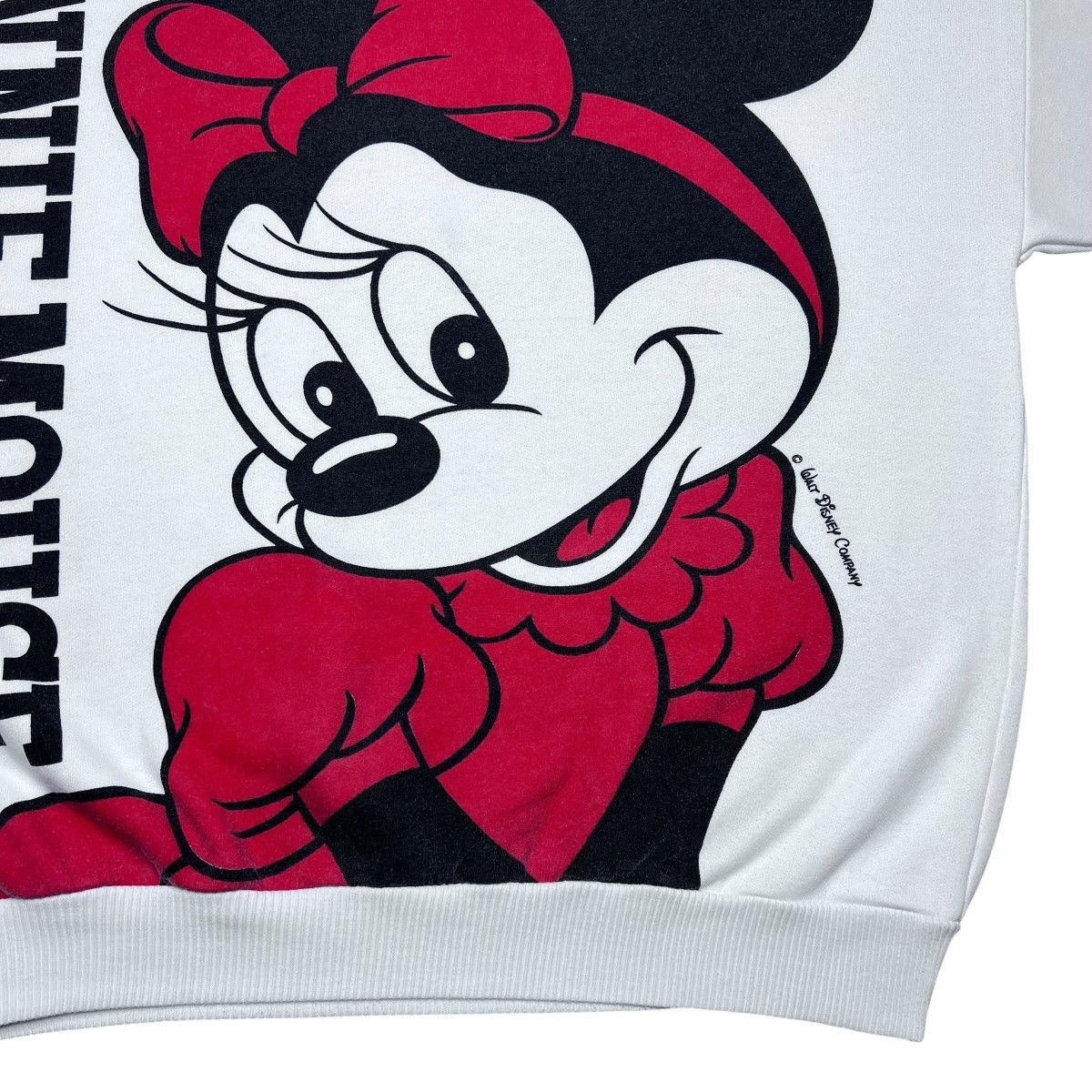 Disney 1980s Disney Minnie Mouse Double Sided Big Print Sweatshirt Size US XL / EU 56 / 4 - 6 Thumbnail